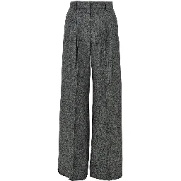 'Nathalie' mouliné knitting pants