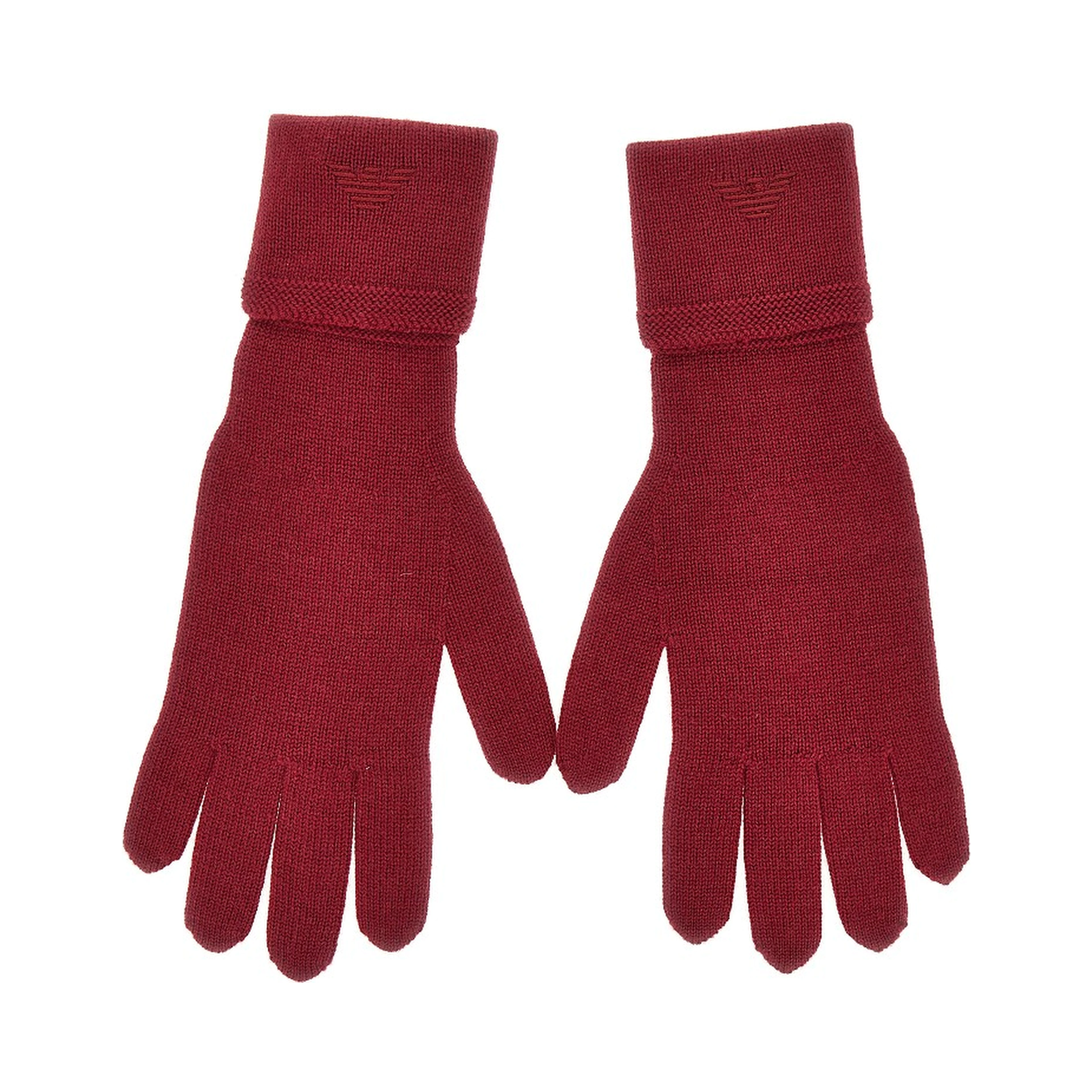 Wool gloves with Eagle embroidery