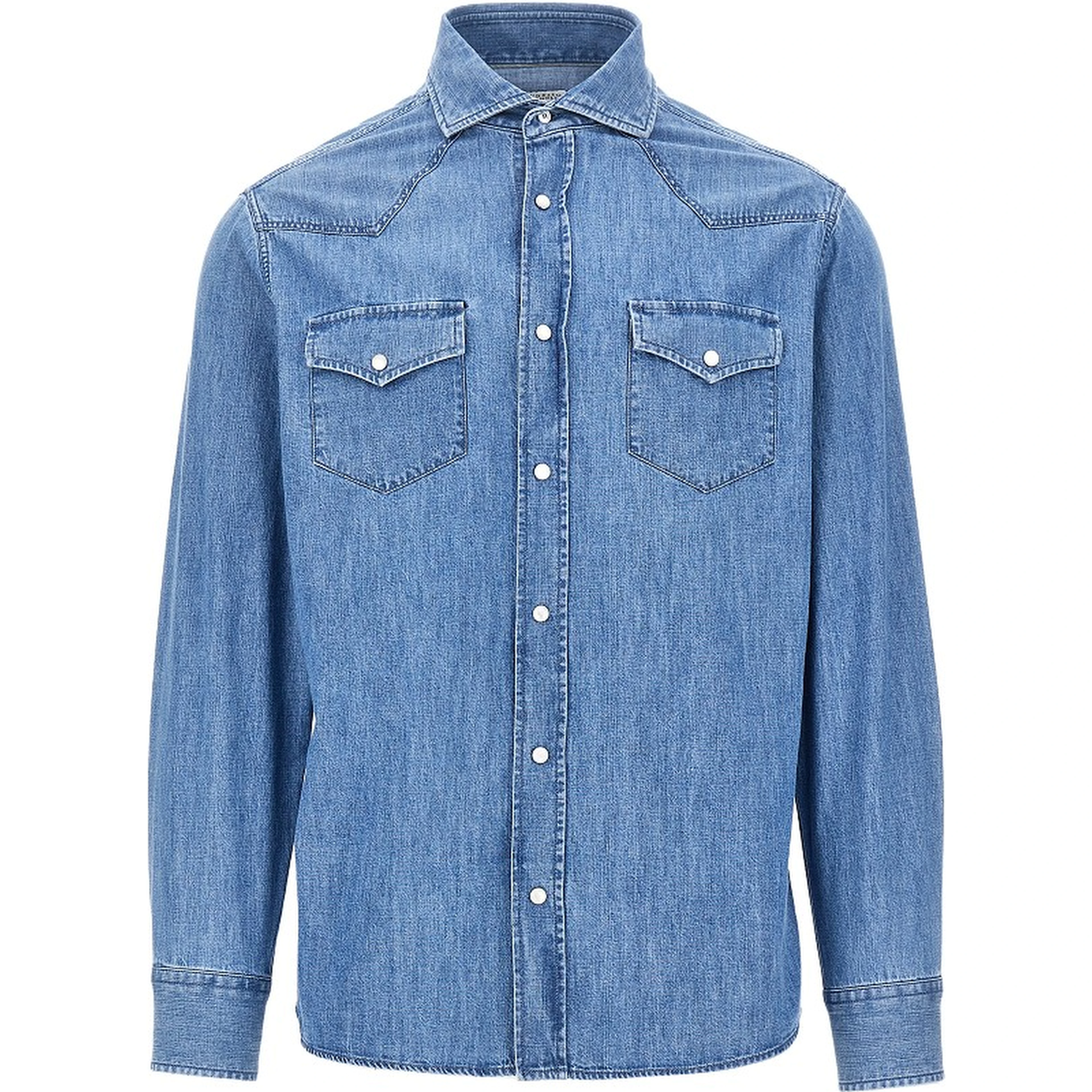 Cotton denim shirt
