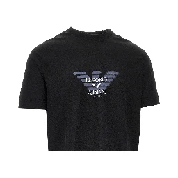 Jersey T-shirt with logo print