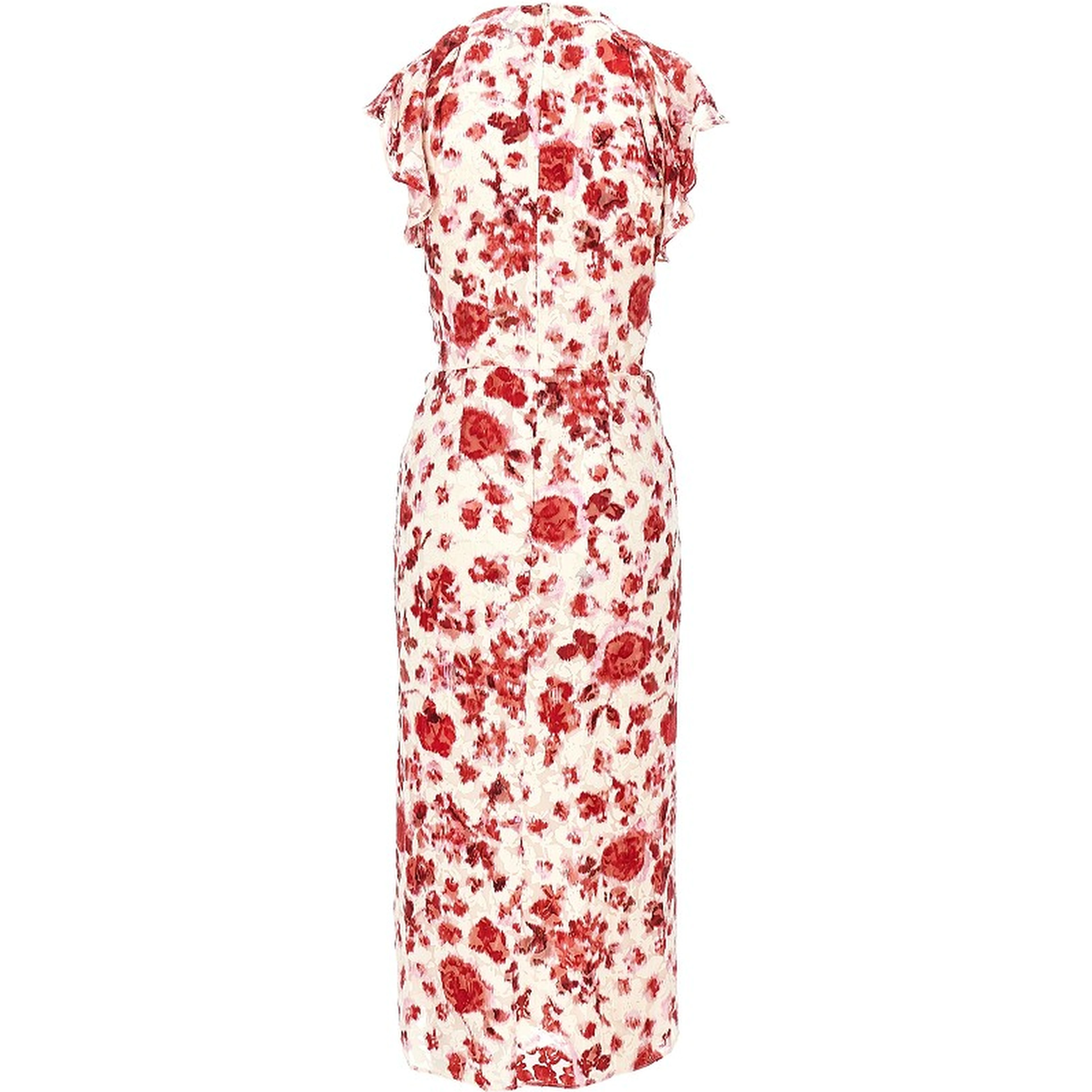 Silk-blend 'Lyndsay' midi dress