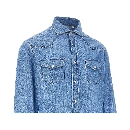 Cotton denim shirt