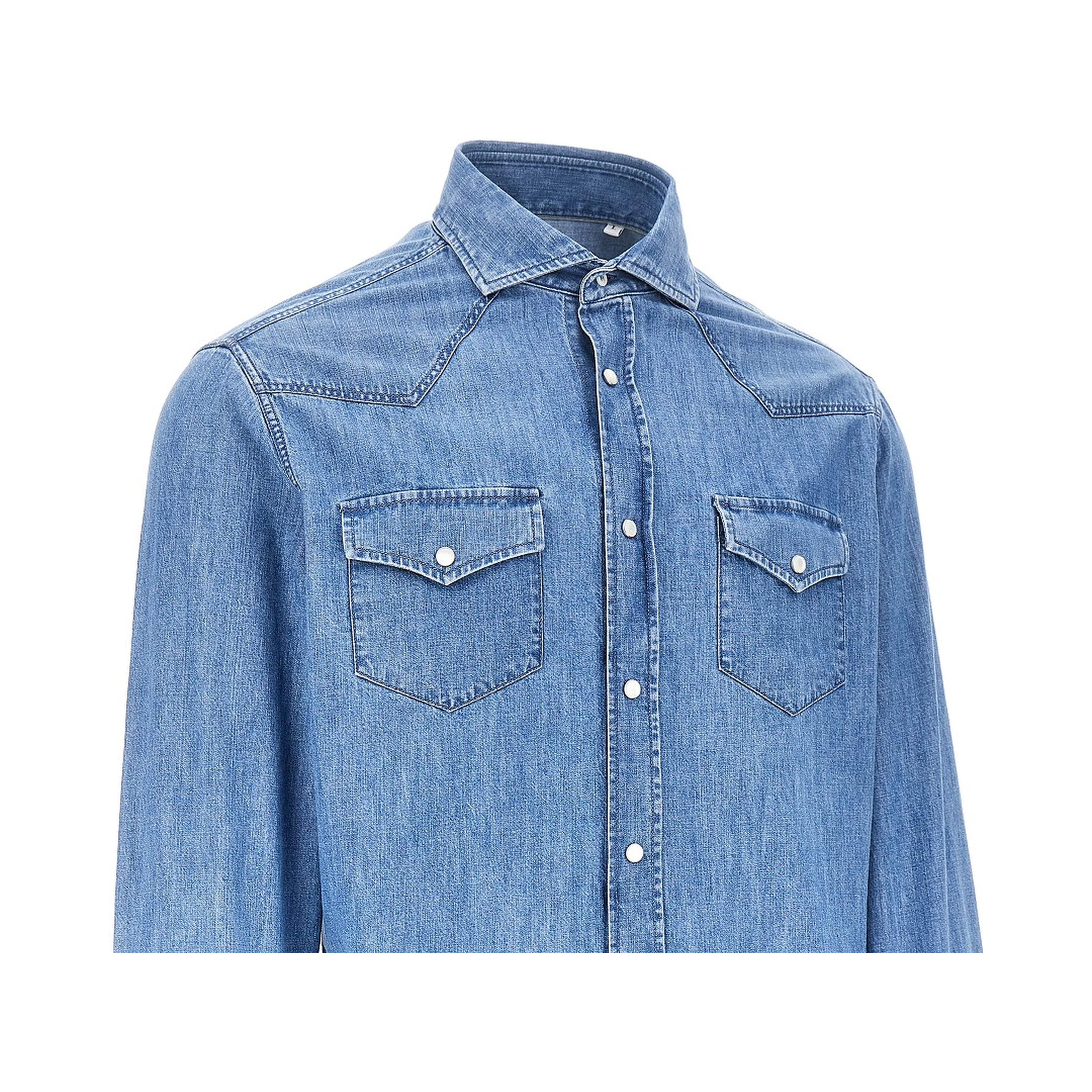Cotton denim shirt