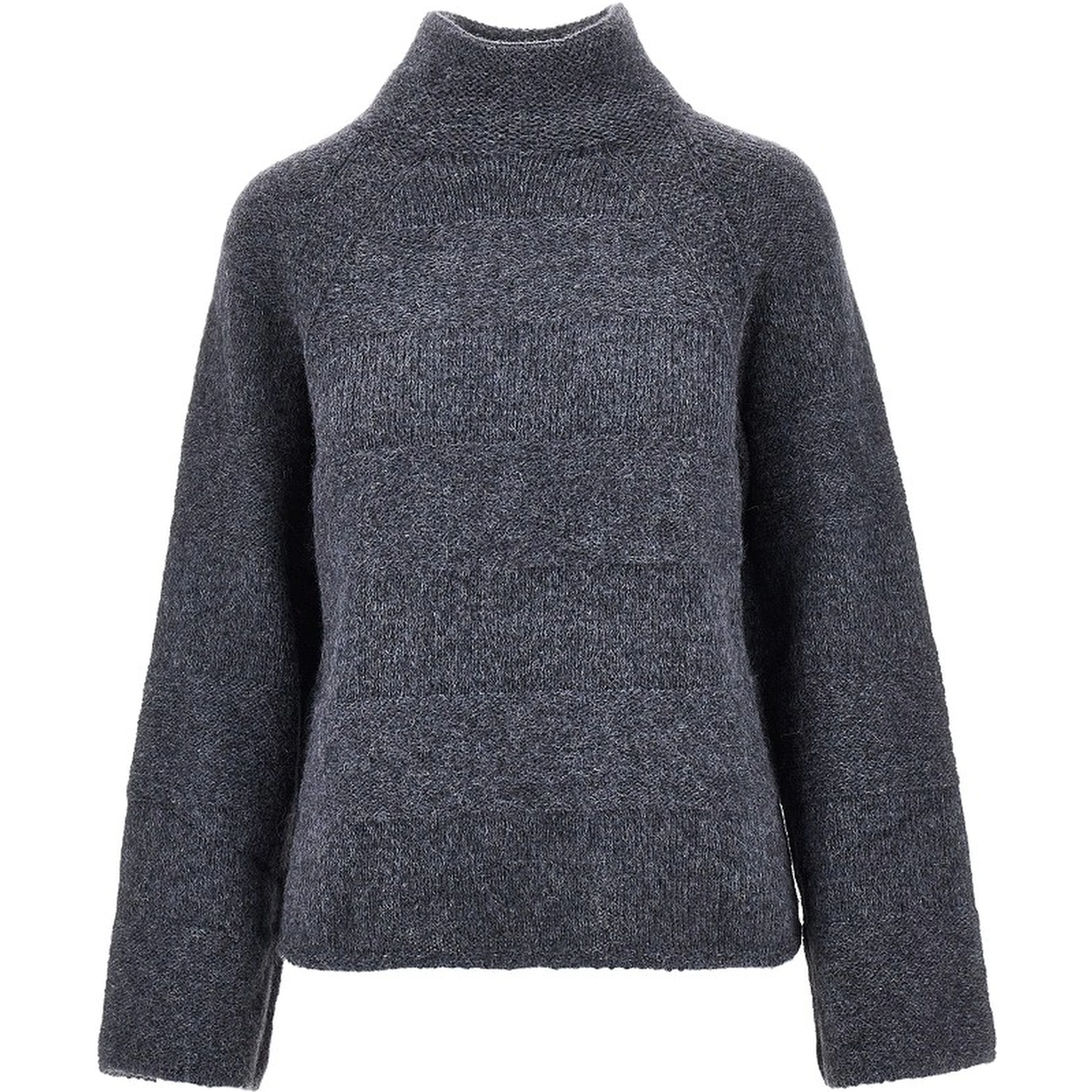 Ribbed knitted sweater