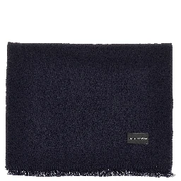 Jacquard wool scarf