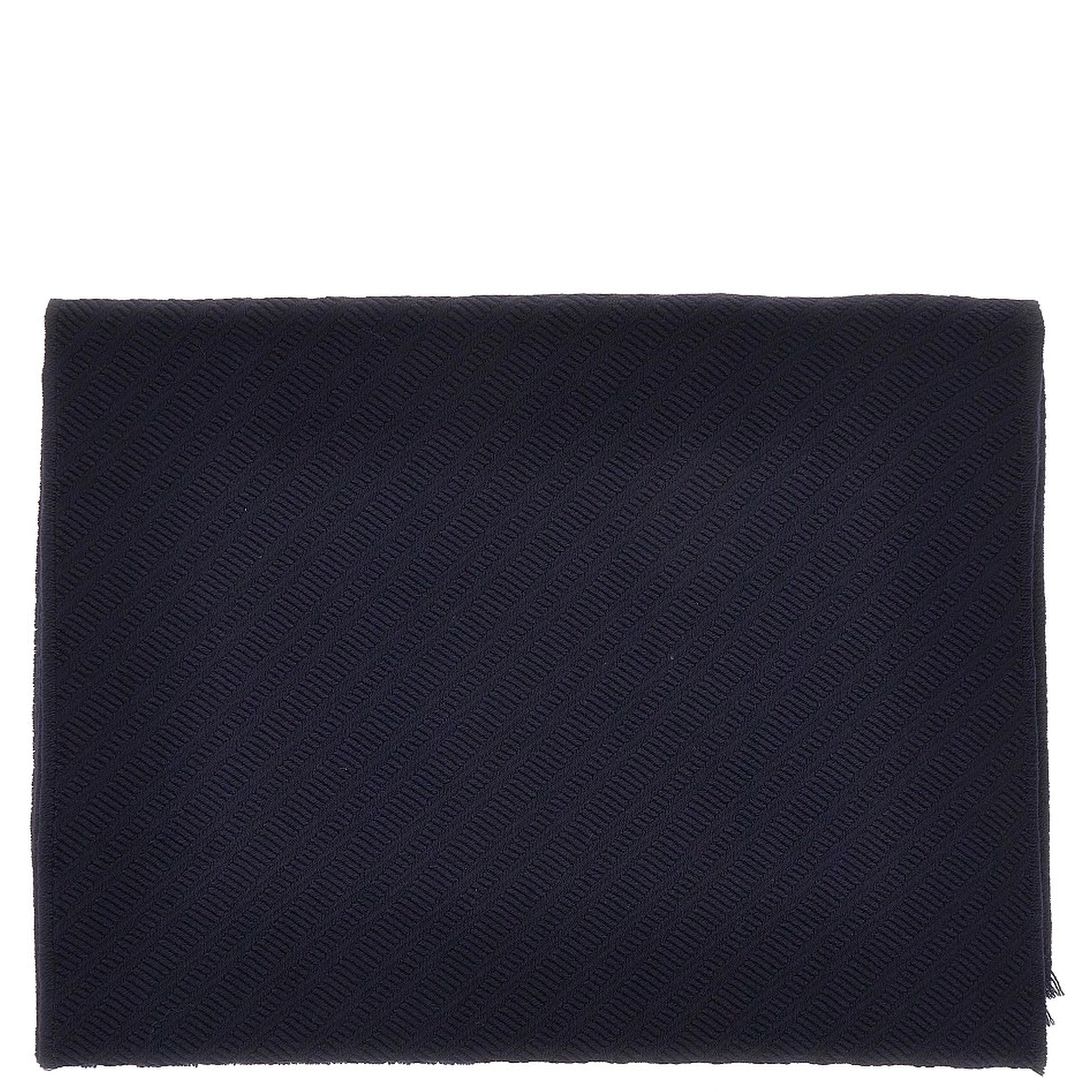 Jacquard wool scarf