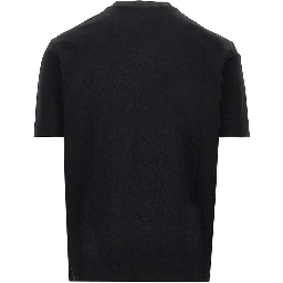 Jersey T-shirt with embossed logo