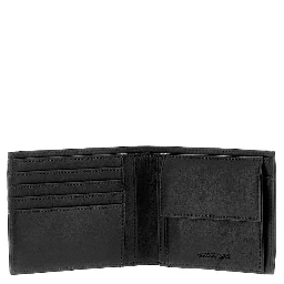 Leather bi-fold wallet