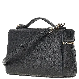 'Romy Slim' grained leather bag