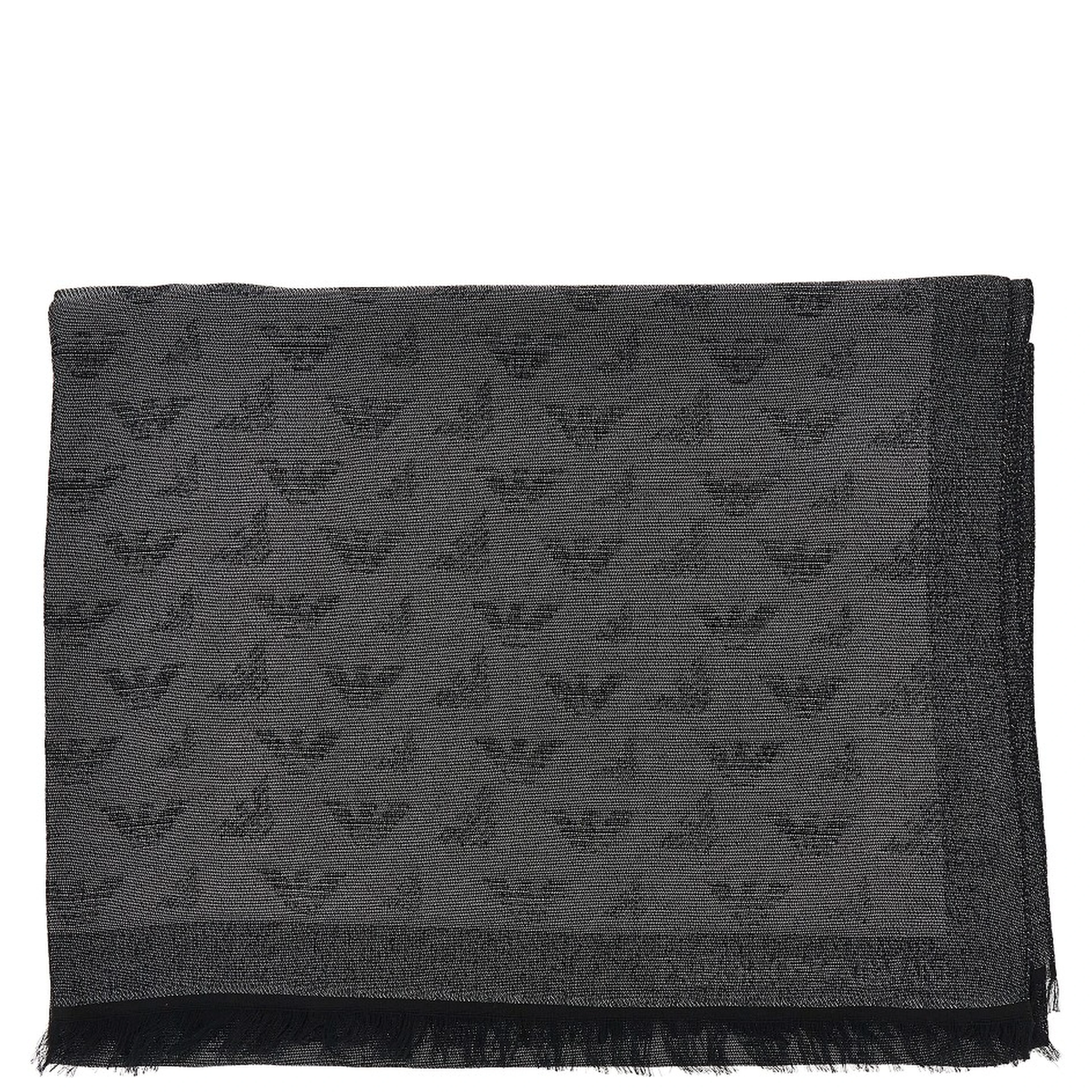 Viscose-blend scarf with Eagle motif