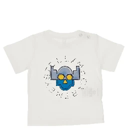 Robot print T-shirt