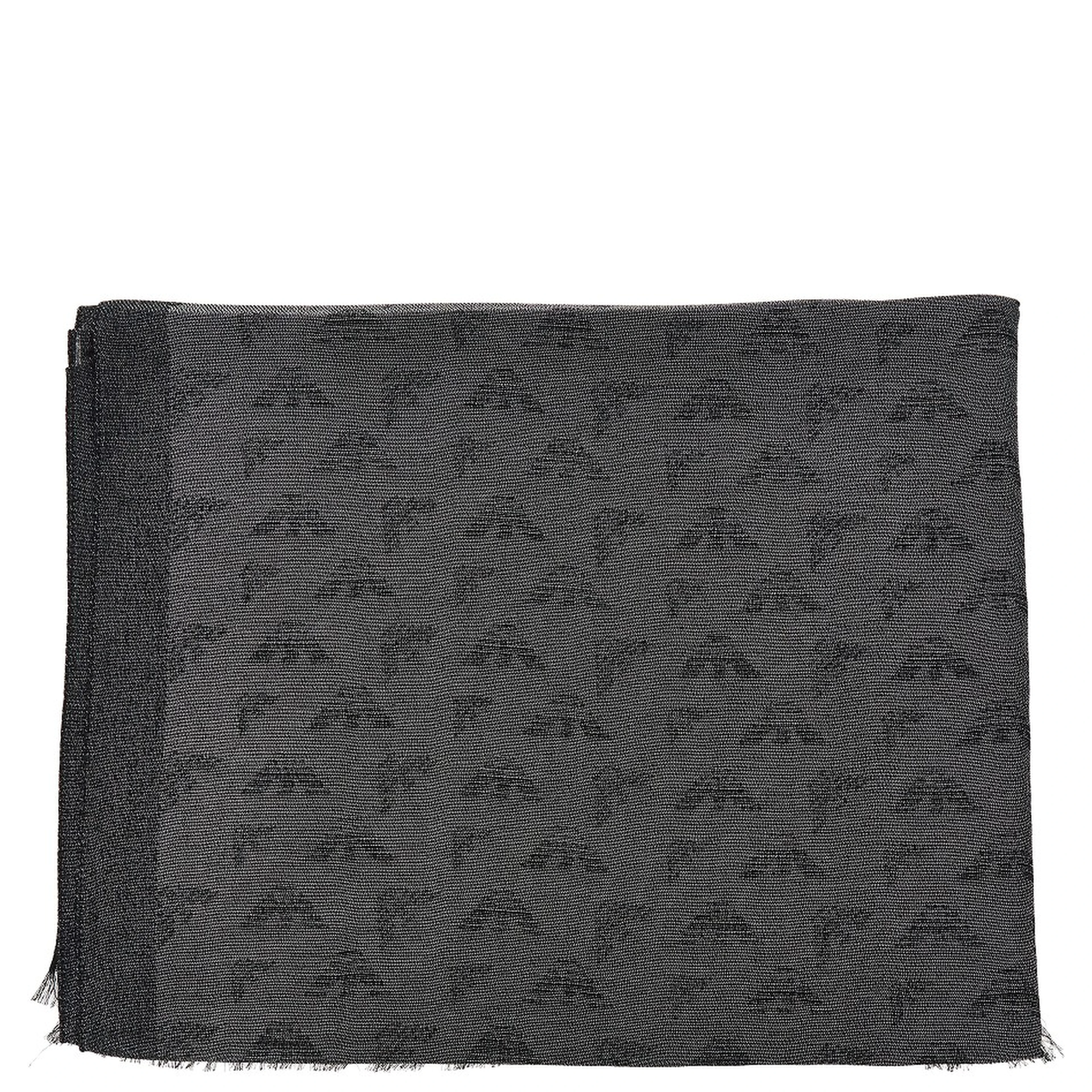 Viscose-blend scarf with Eagle motif
