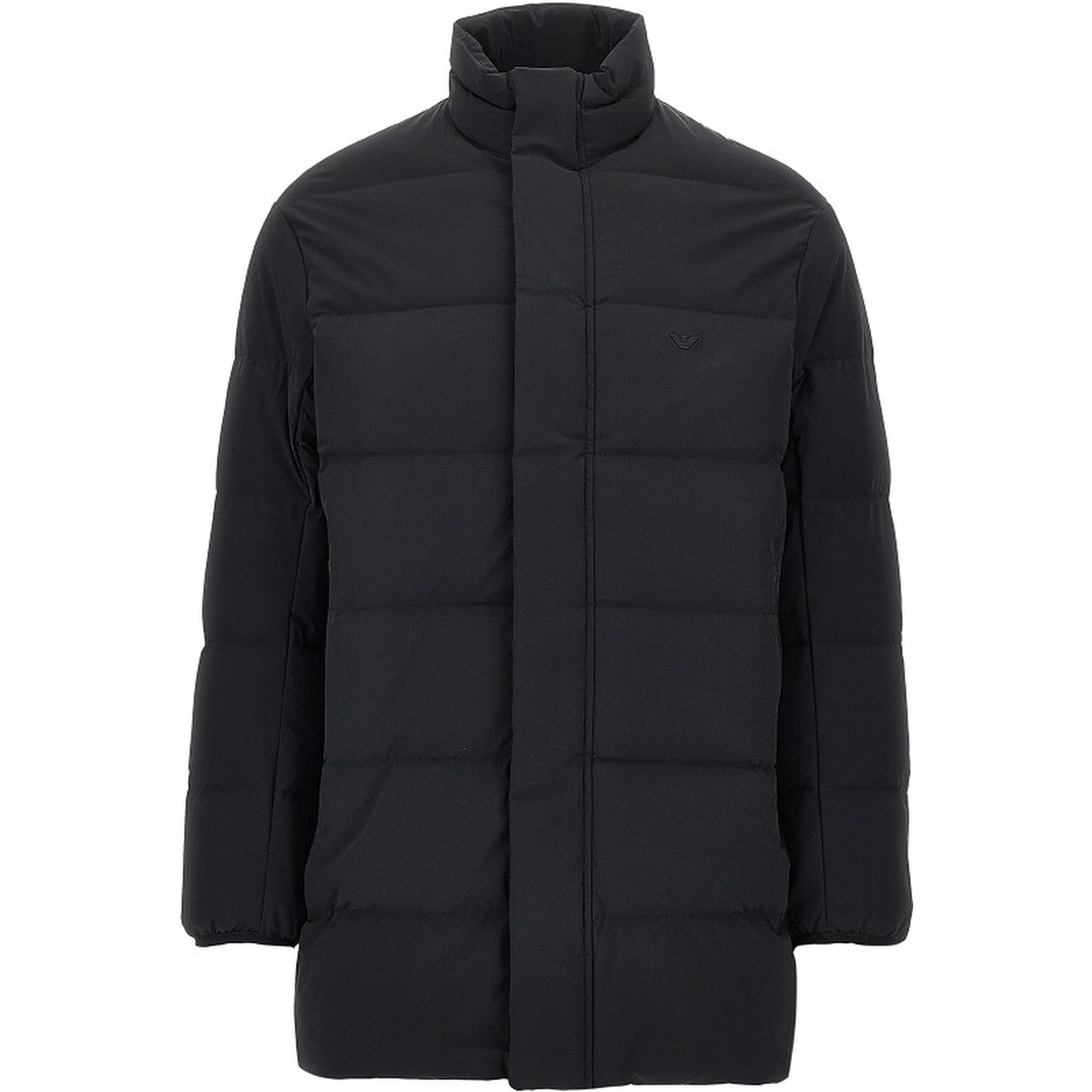 Quilted nylon downjacket with Eagle logo