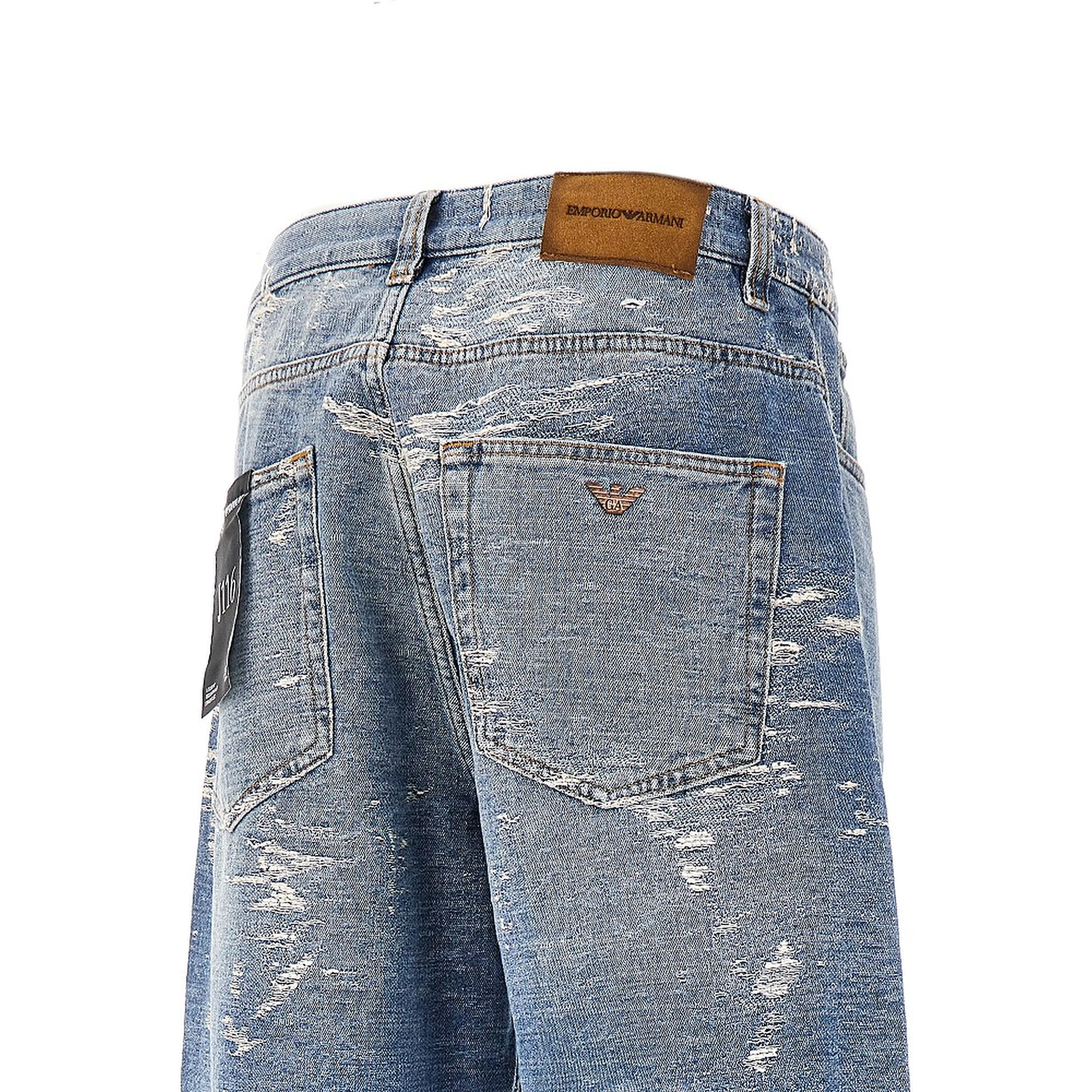 Vintage-effect oversized jeans