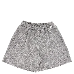 Lurex fabric shorts