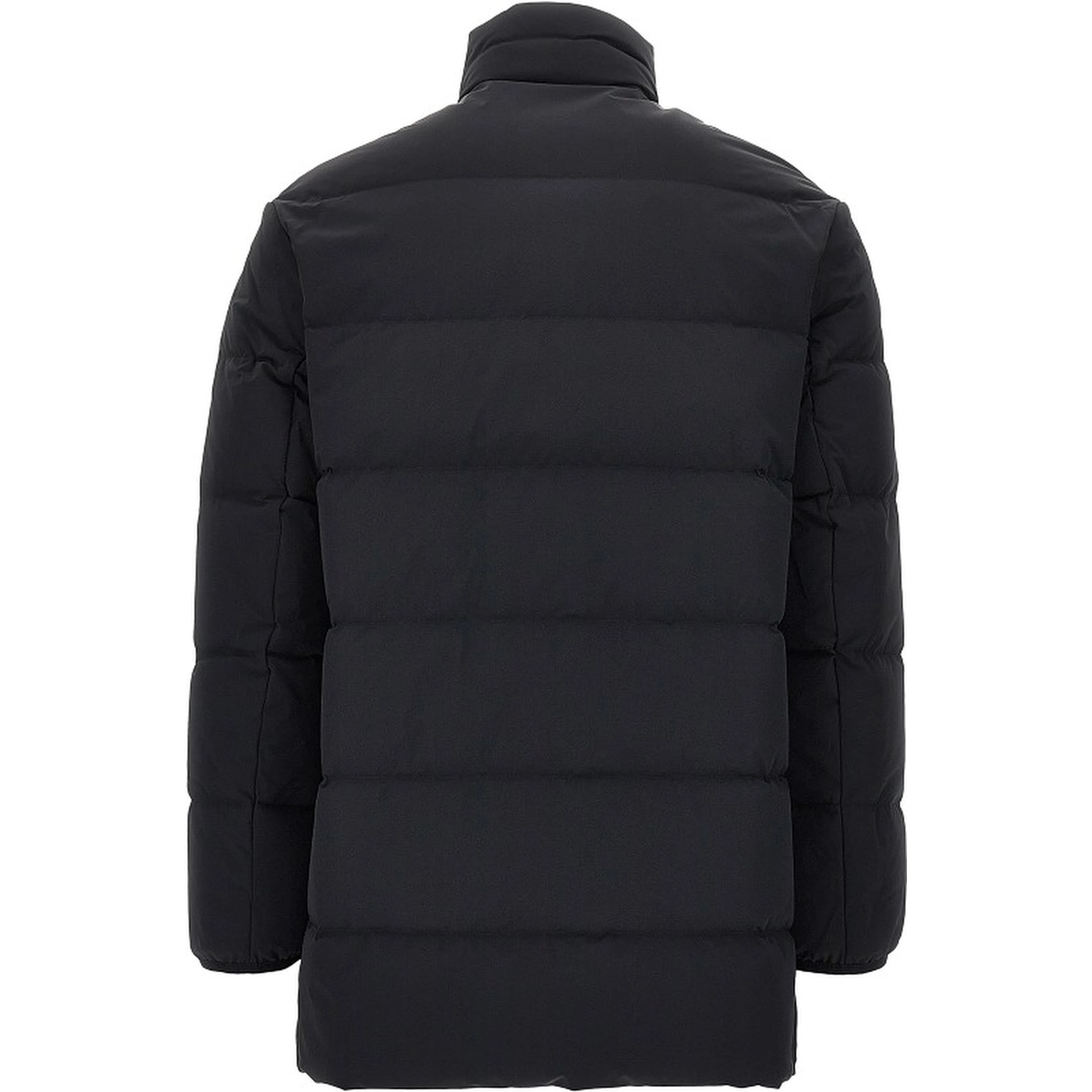 Quilted nylon downjacket with Eagle logo