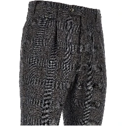 'Gentleman Fit' wool and cashmere pants
