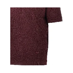 Virgin wool knitted T-shirt