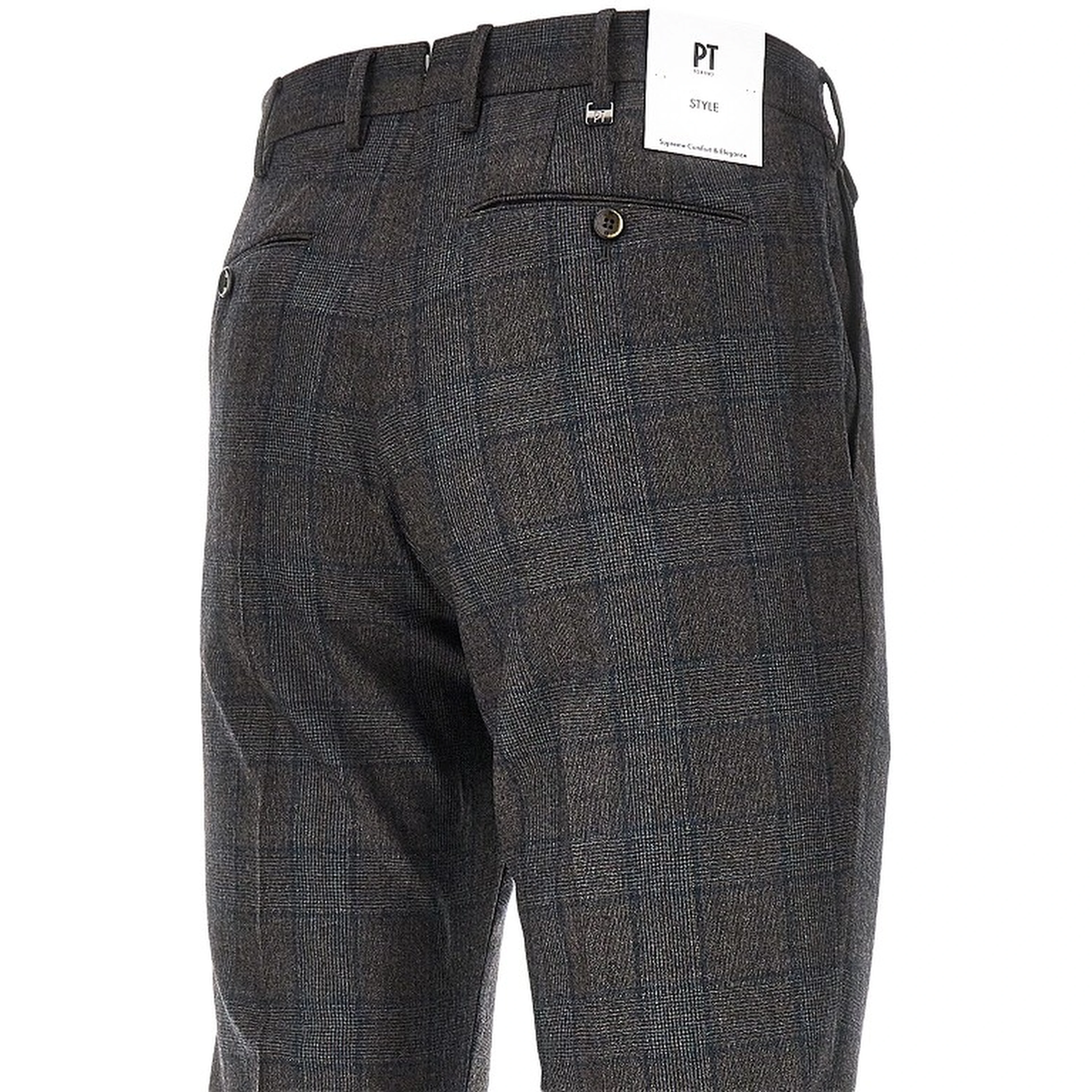 'Gentleman Fit' wool and cashmere pants