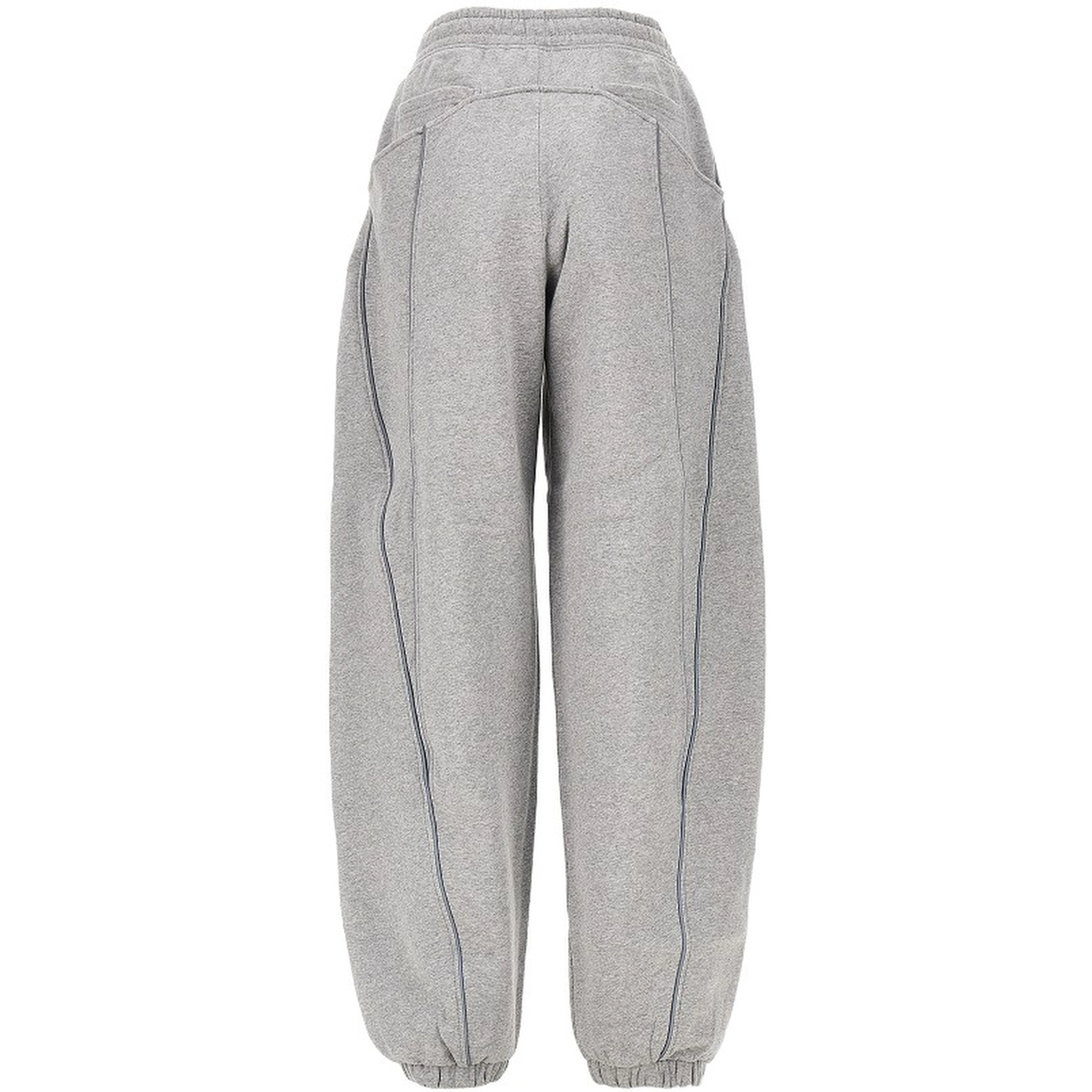Mélange cotton jogging pants