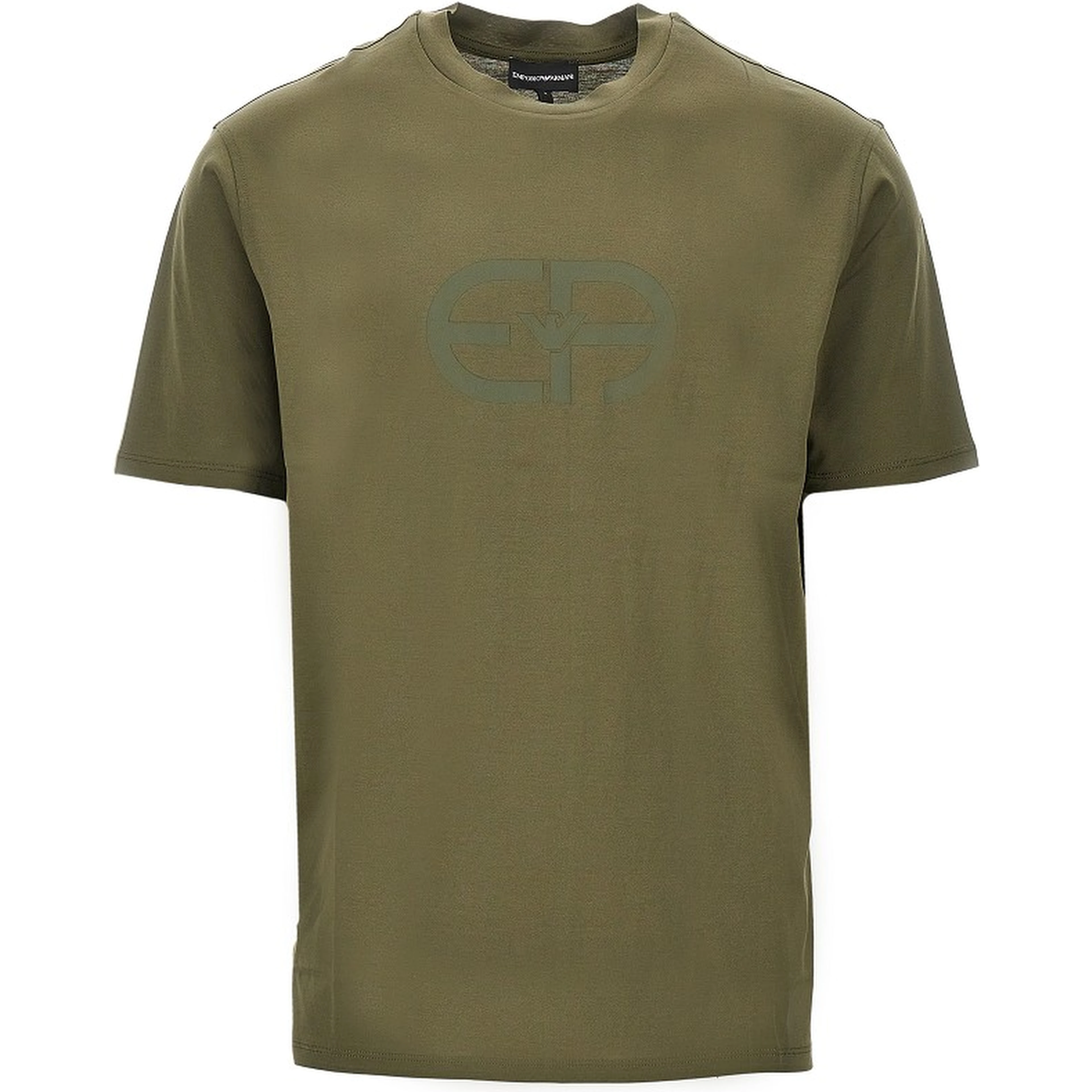 Lyocell-blend jersey T-shirt with logo print