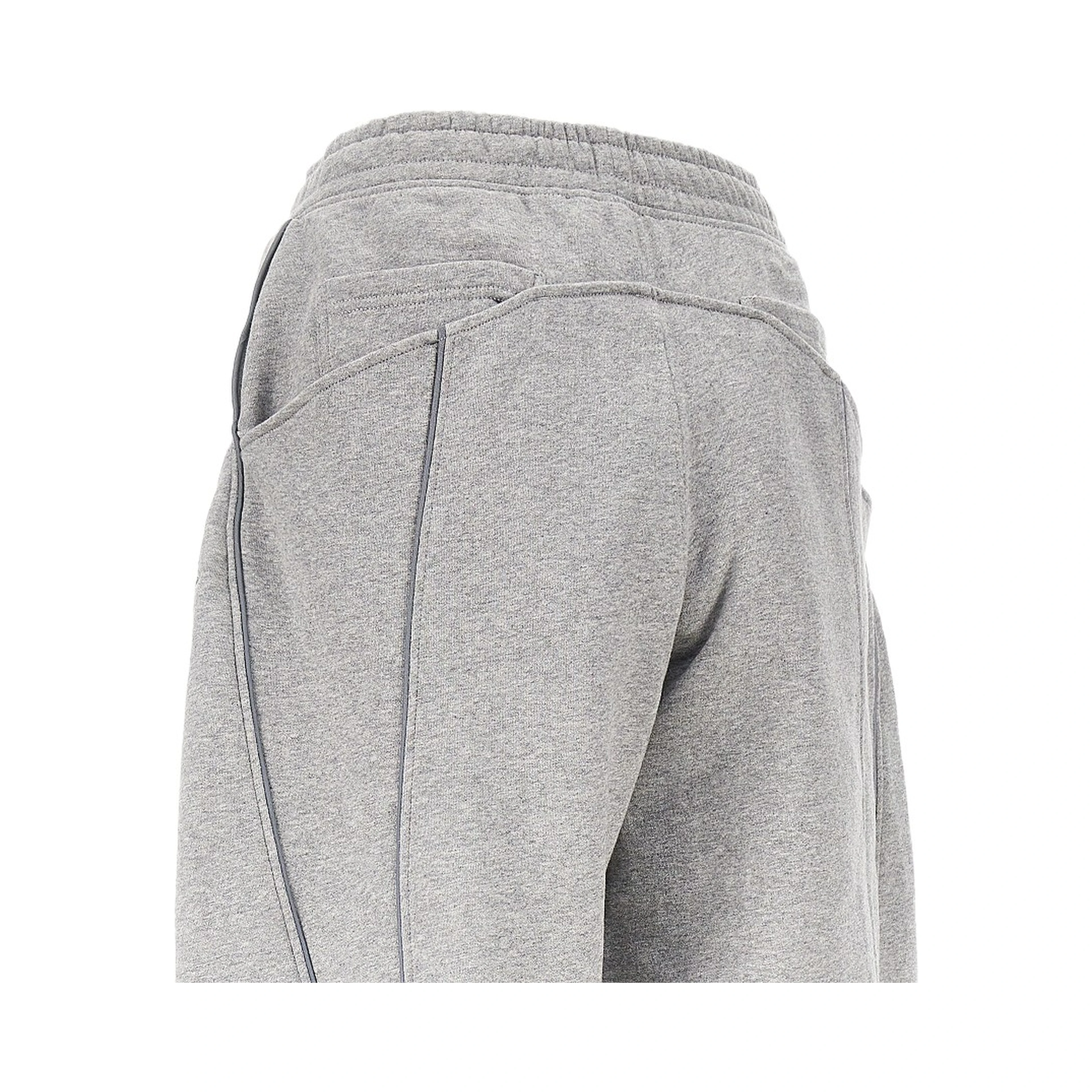 Mélange cotton jogging pants