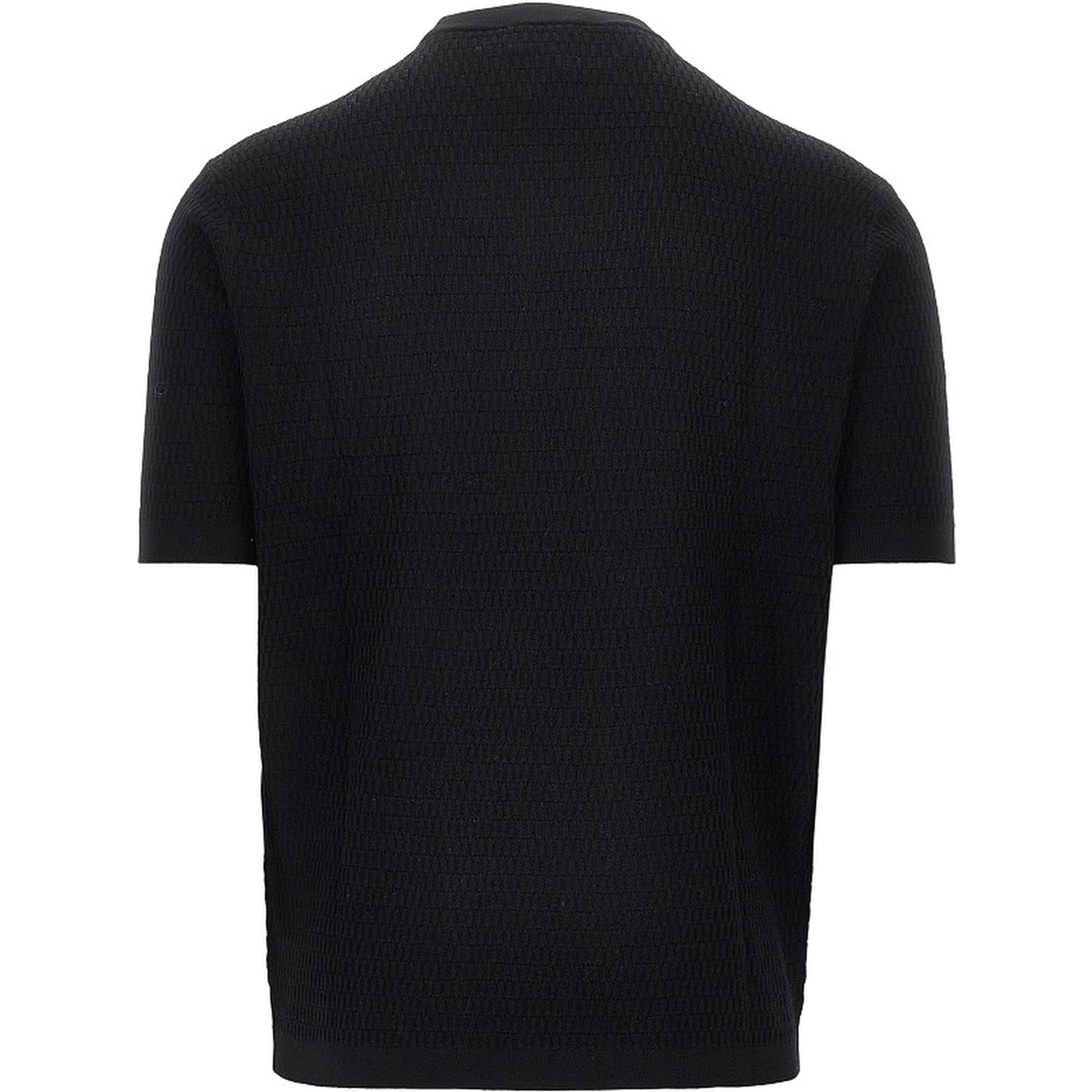 Virgin wool knitted T-shirt