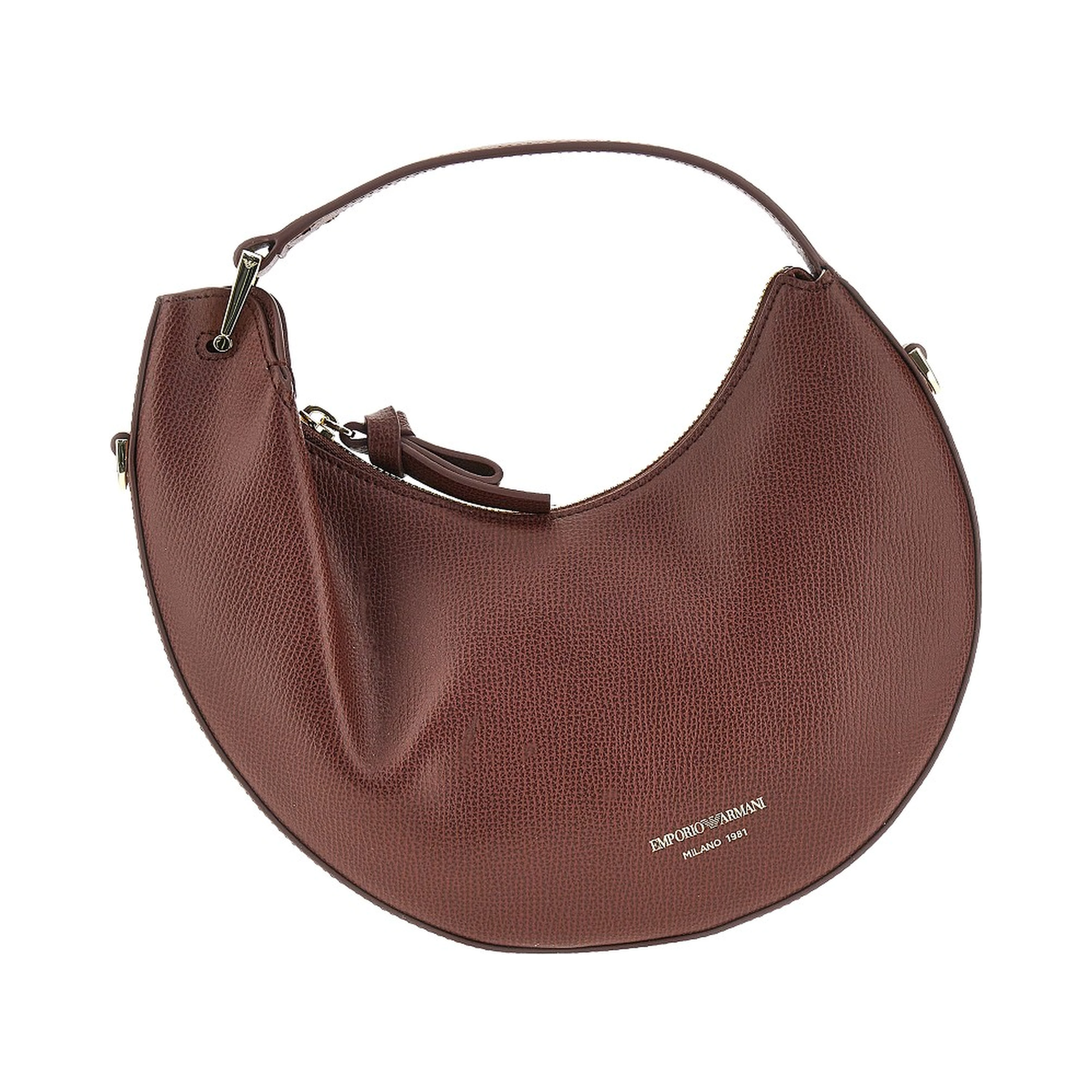 'Emporio Armani 1981' leather mini hobo bag