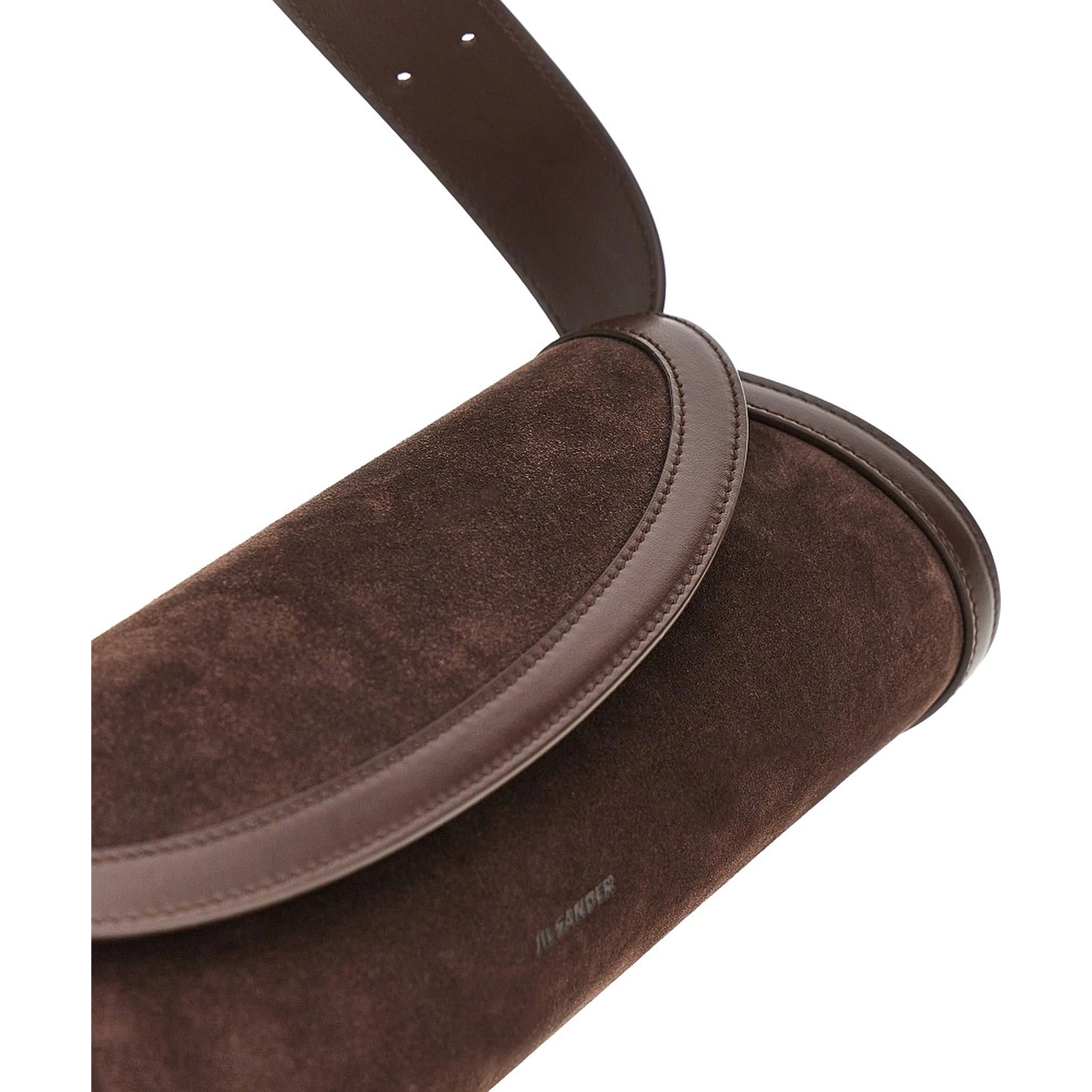 Suede leather small 'Cannolo' bag