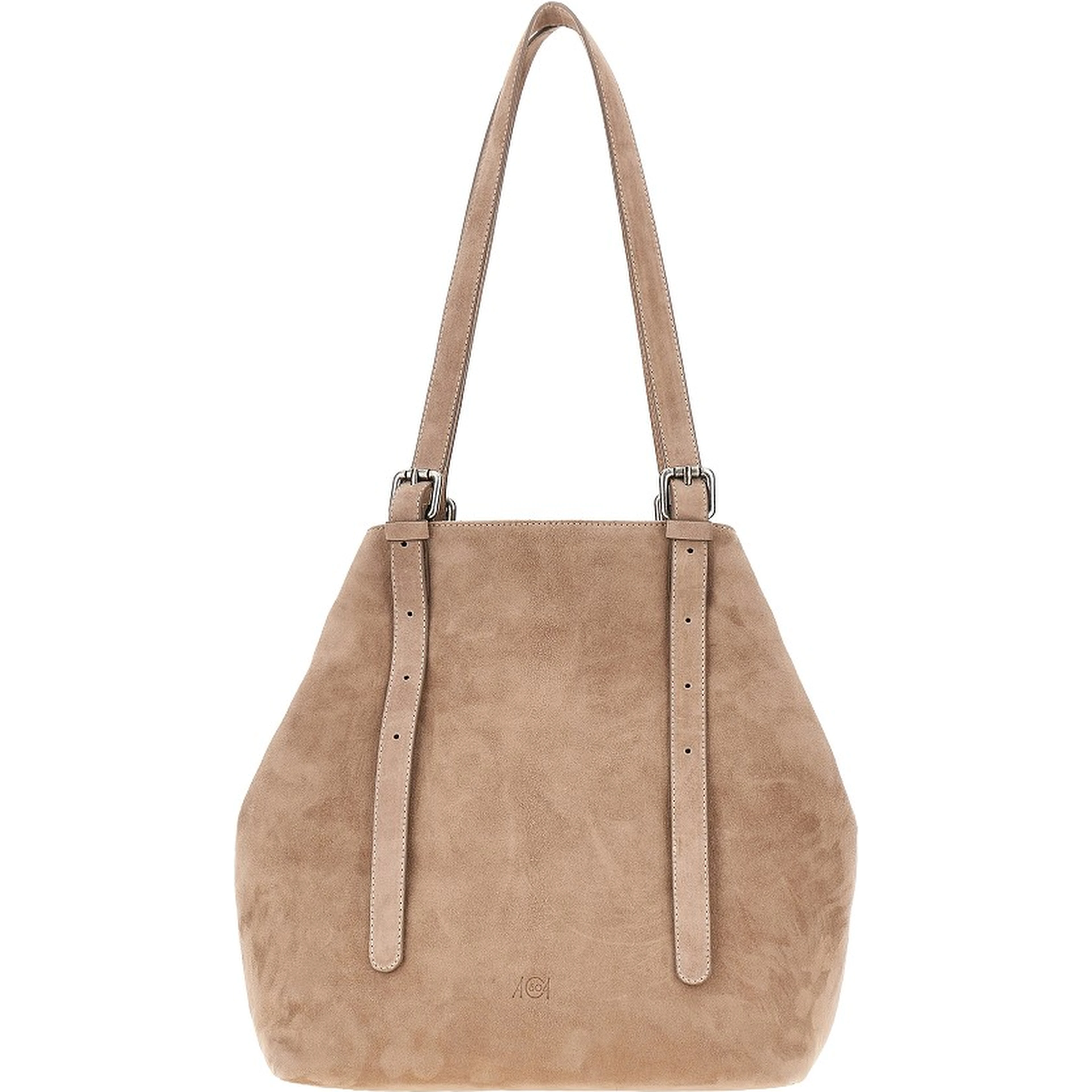 Suede leather medium 'Galatea' bag