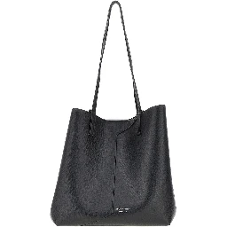 'Emporio Armani 1981' leather shopping bag