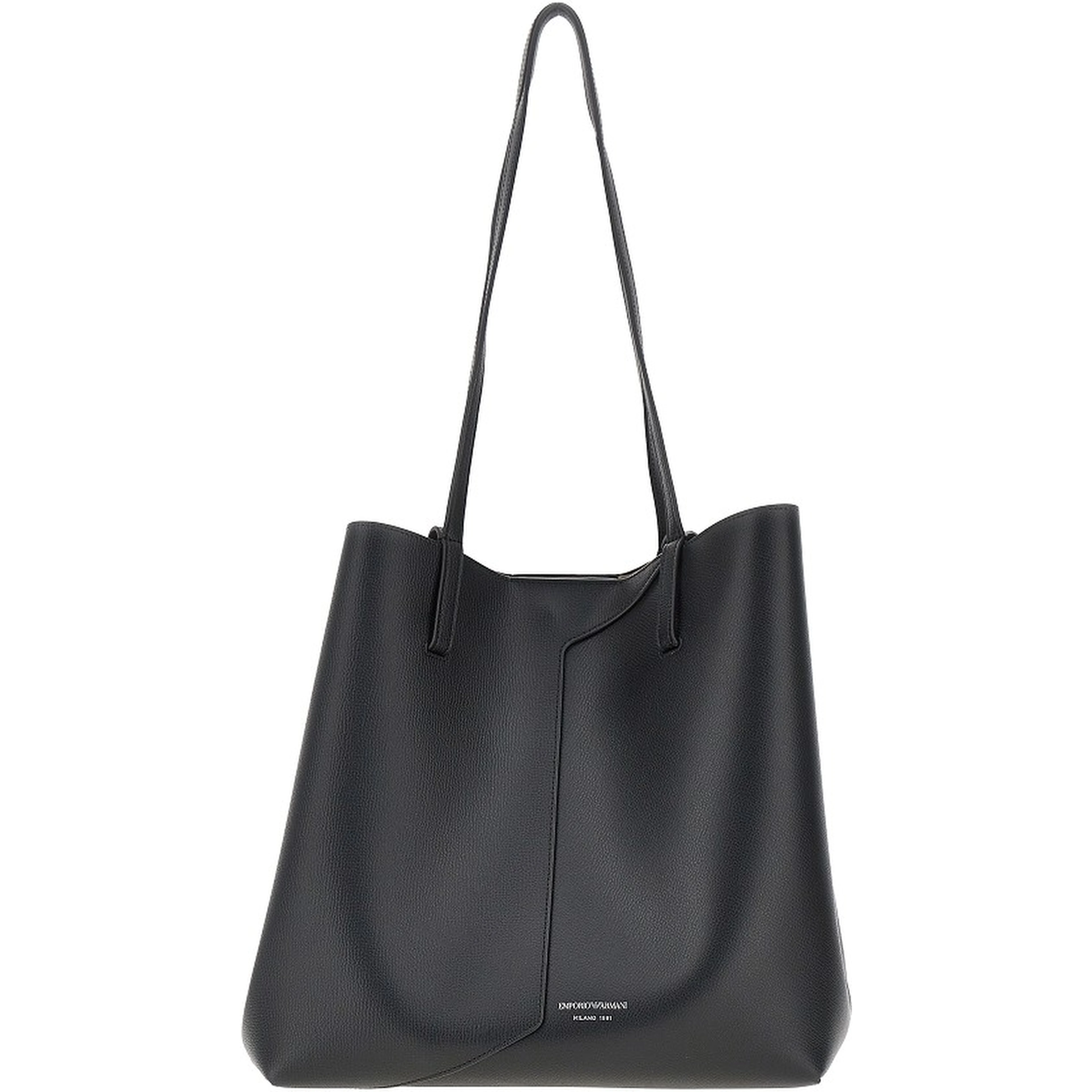 'Emporio Armani 1981' leather shopping bag