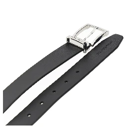 Reversible leather belt