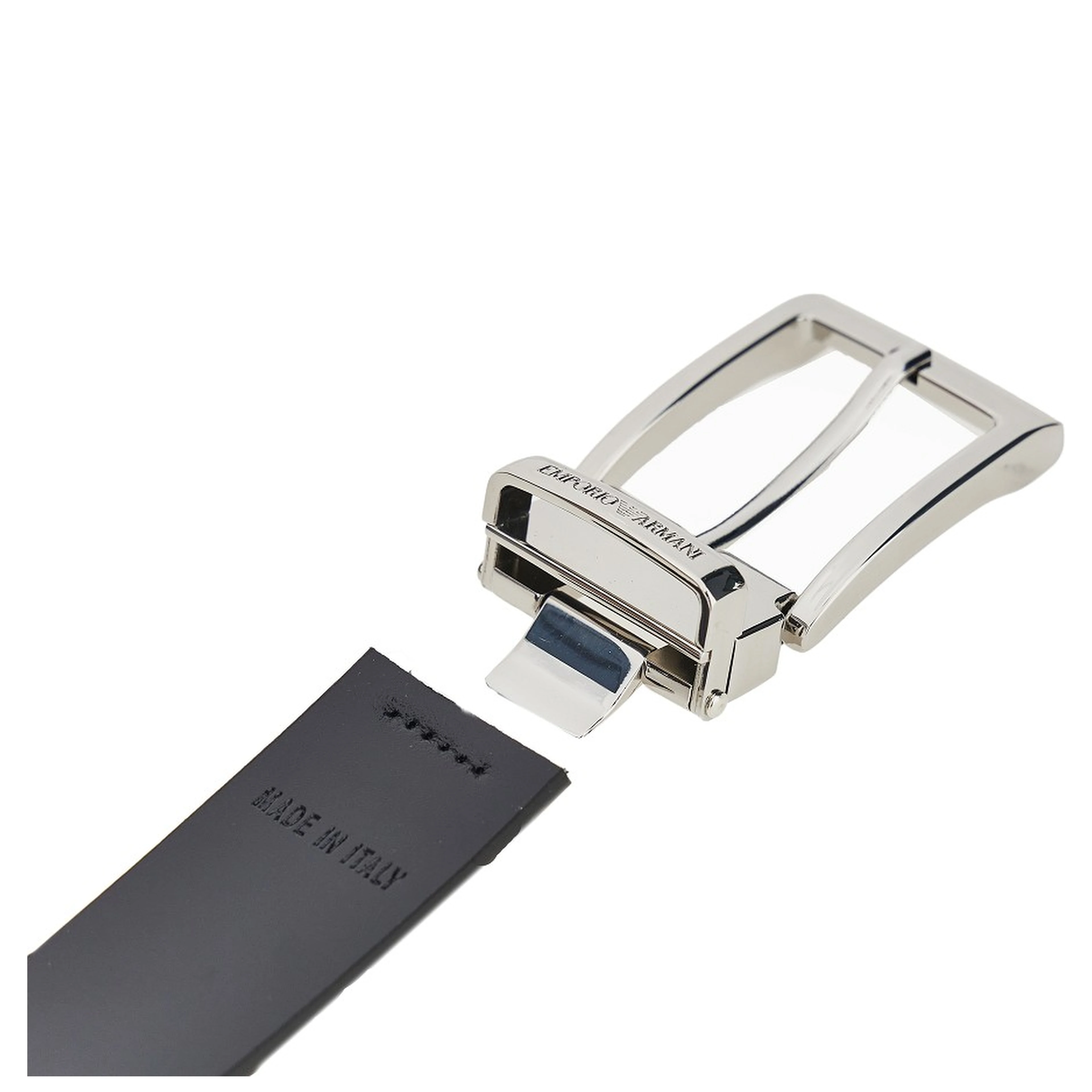 Reversible leather belt