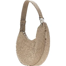 'Emporio Armani 1981' grain leather hobo bag