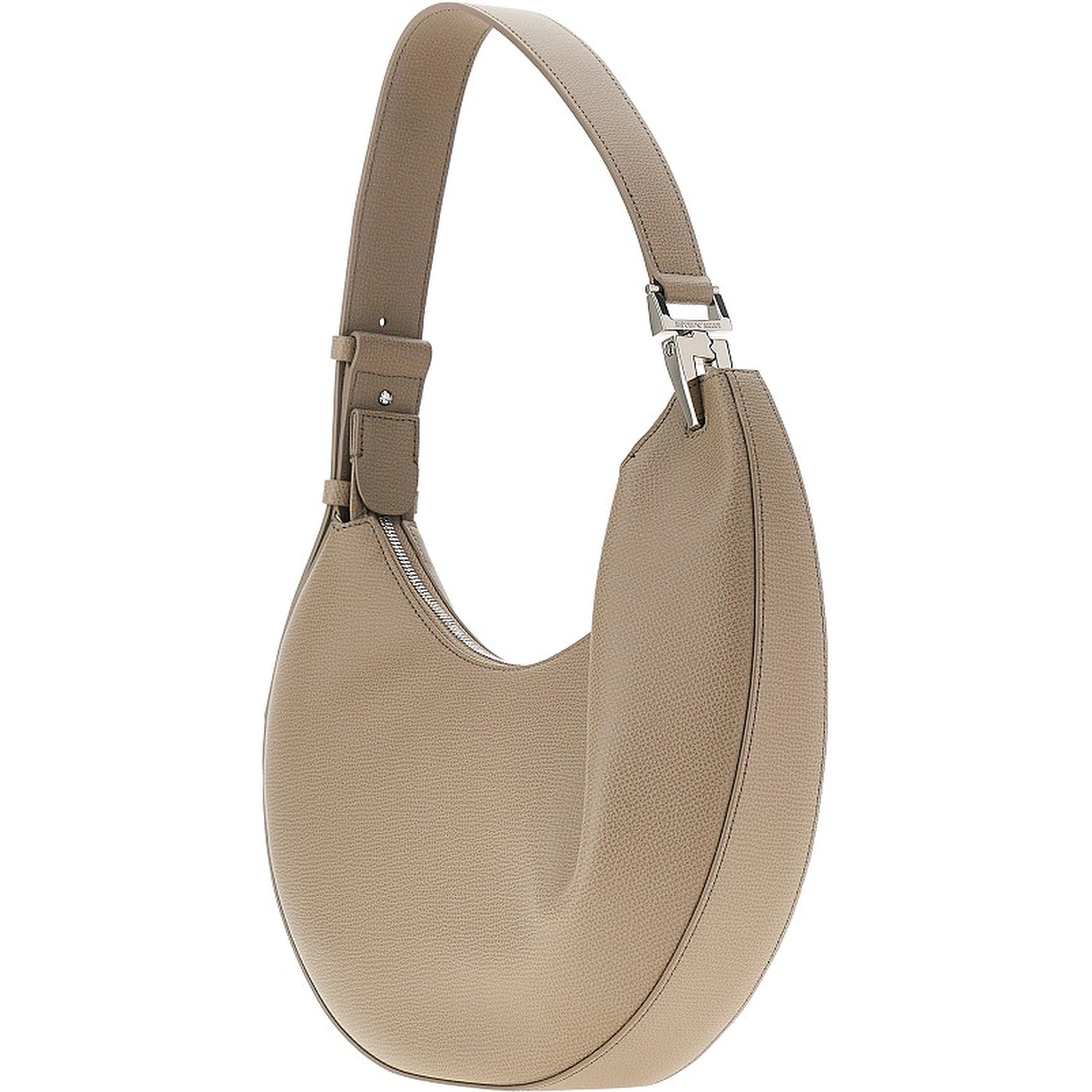 'Emporio Armani 1981' grain leather hobo bag
