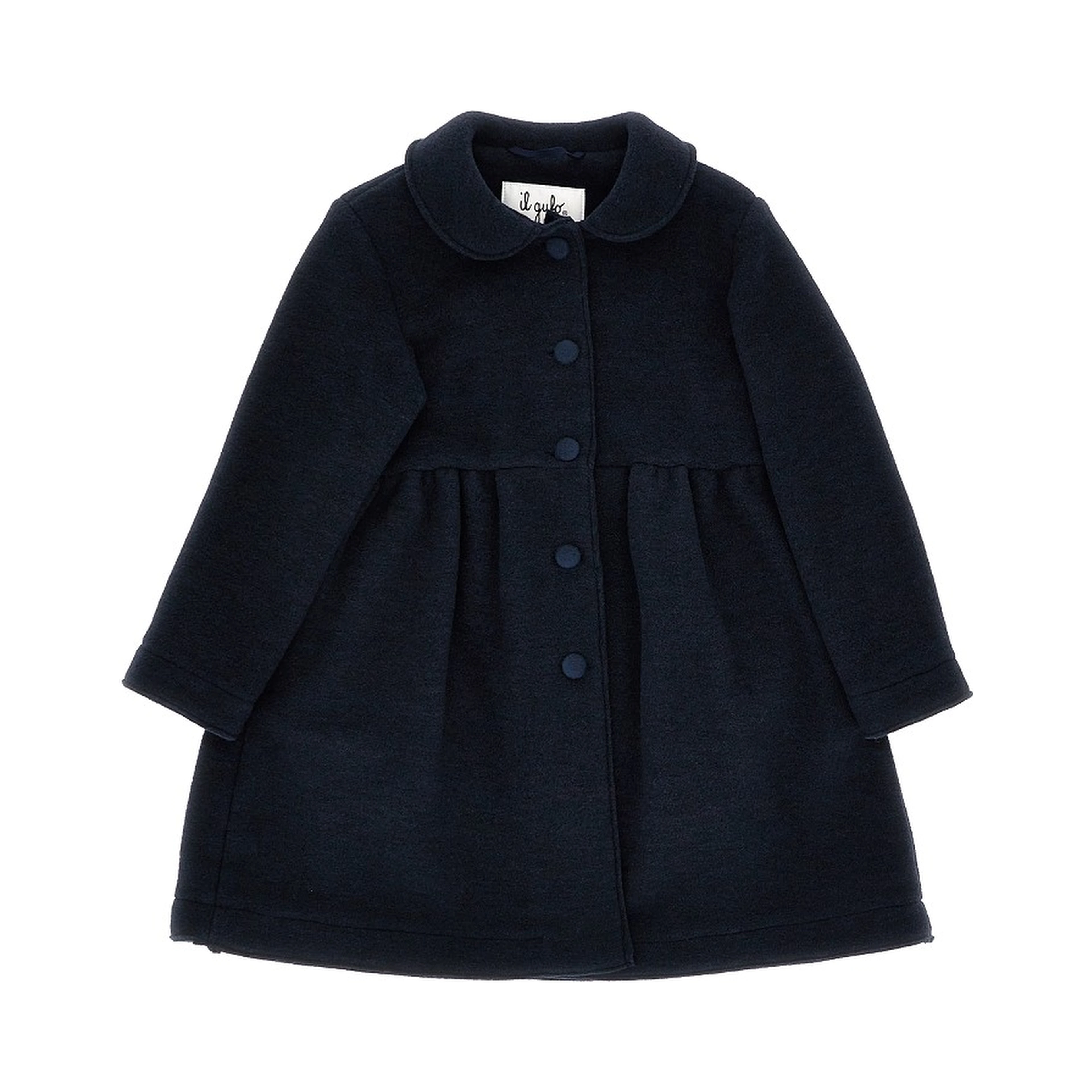 Virgin wool-blend cloth coat