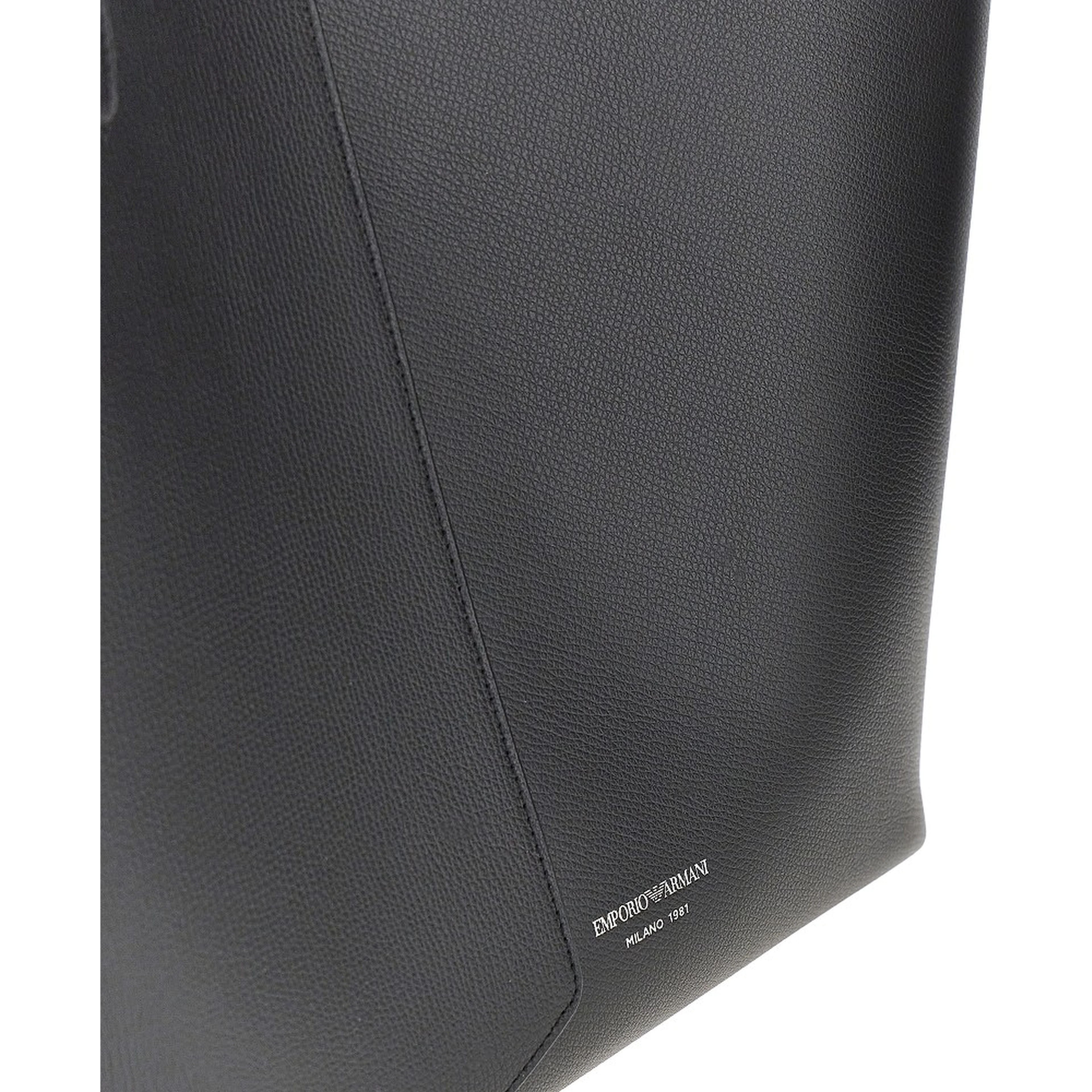 'Emporio Armani 1981' leather shopping bag