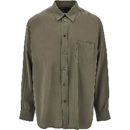 Silk-hand viscose shirt