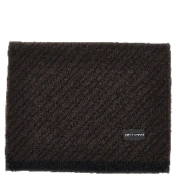 Jacquard viscose blend scarf