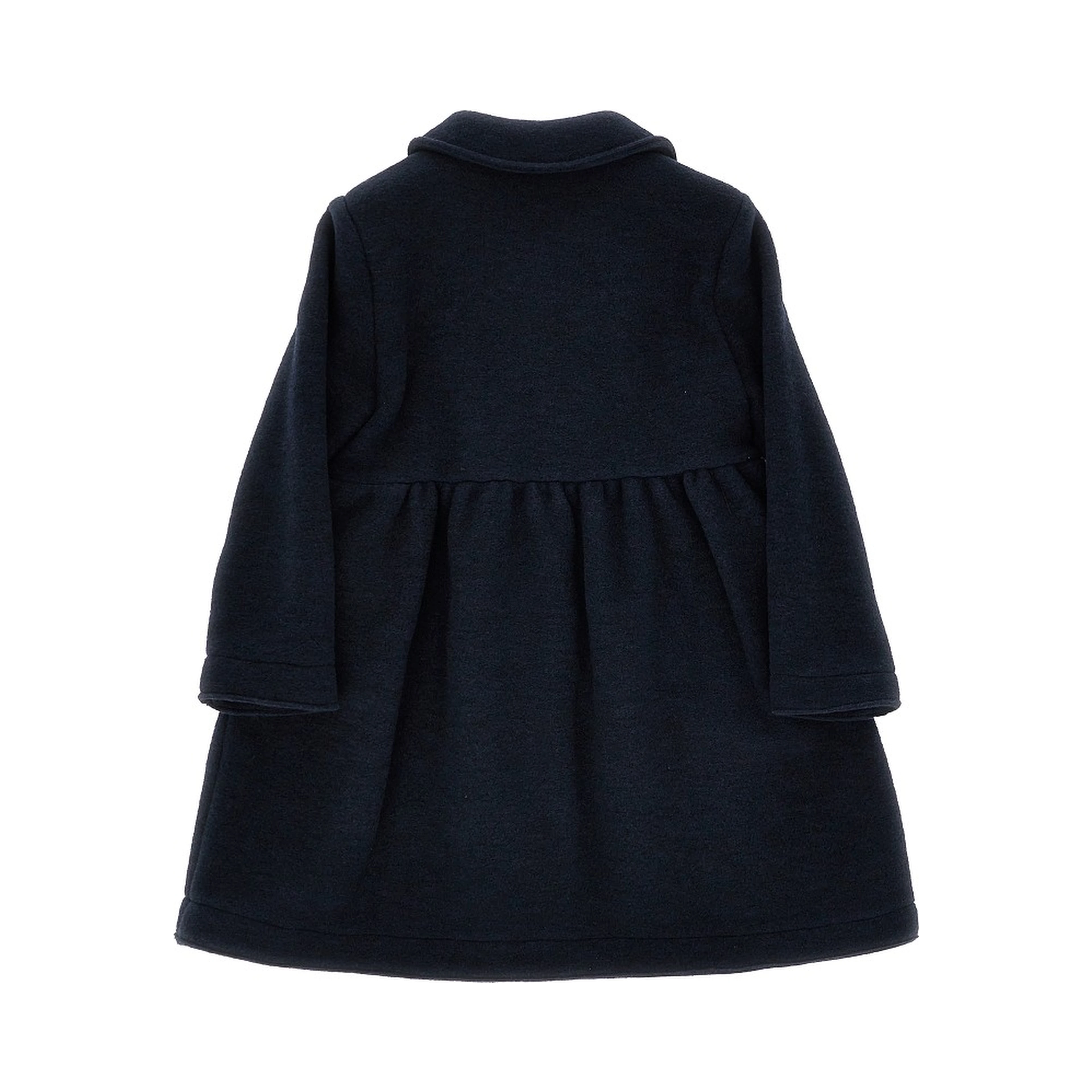 Virgin wool-blend cloth coat