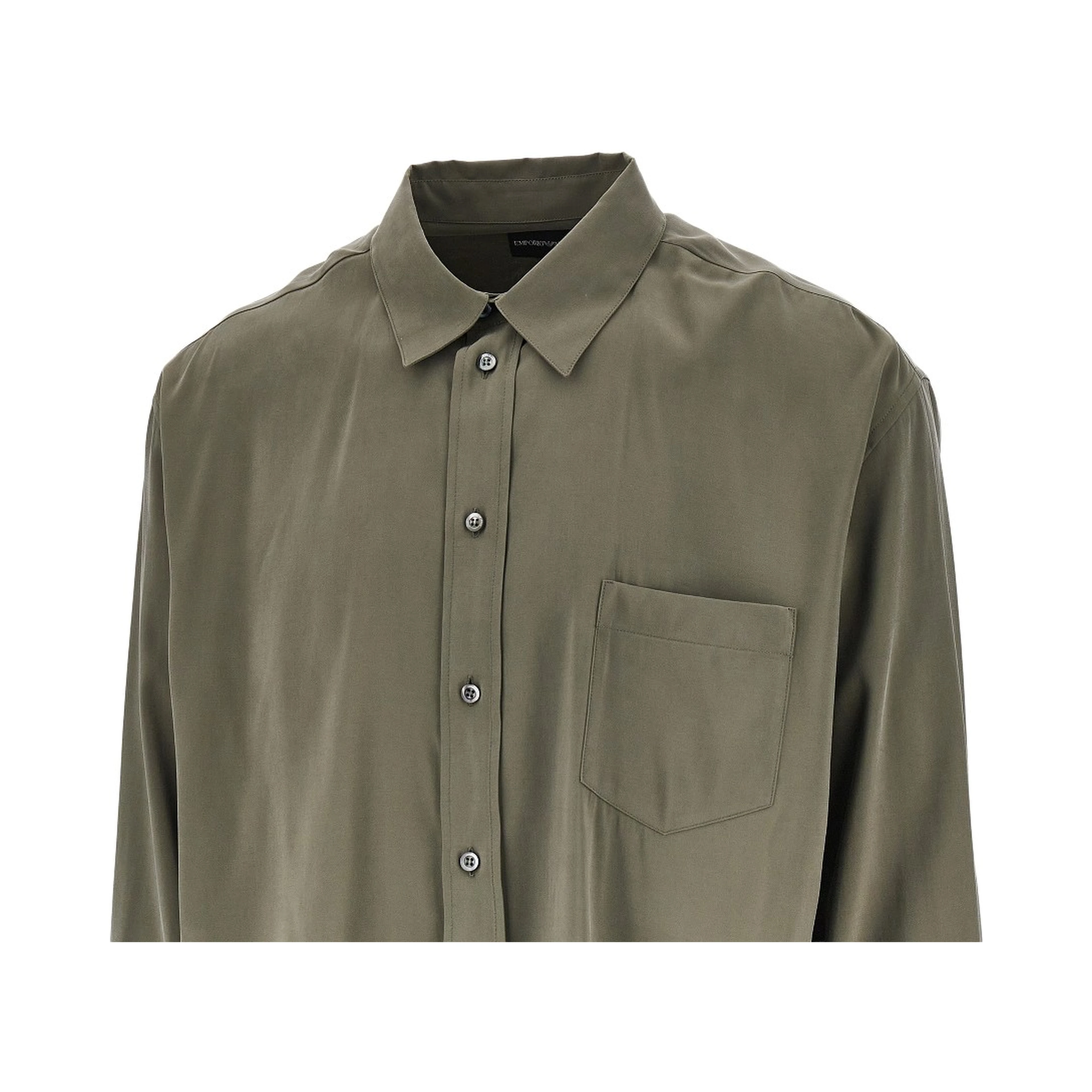 Silk-hand viscose shirt