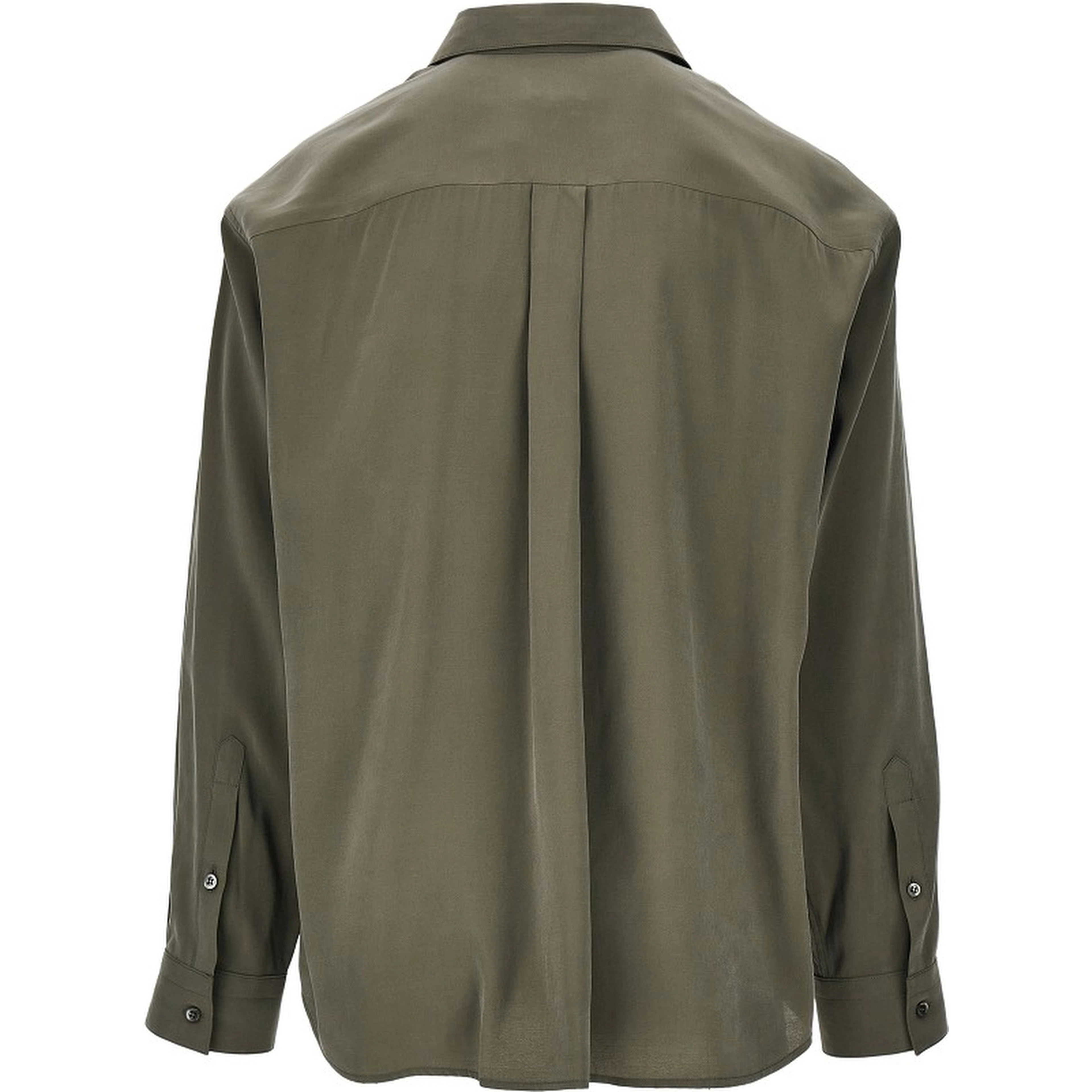 Silk-hand viscose shirt