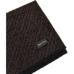 Jacquard viscose blend scarf