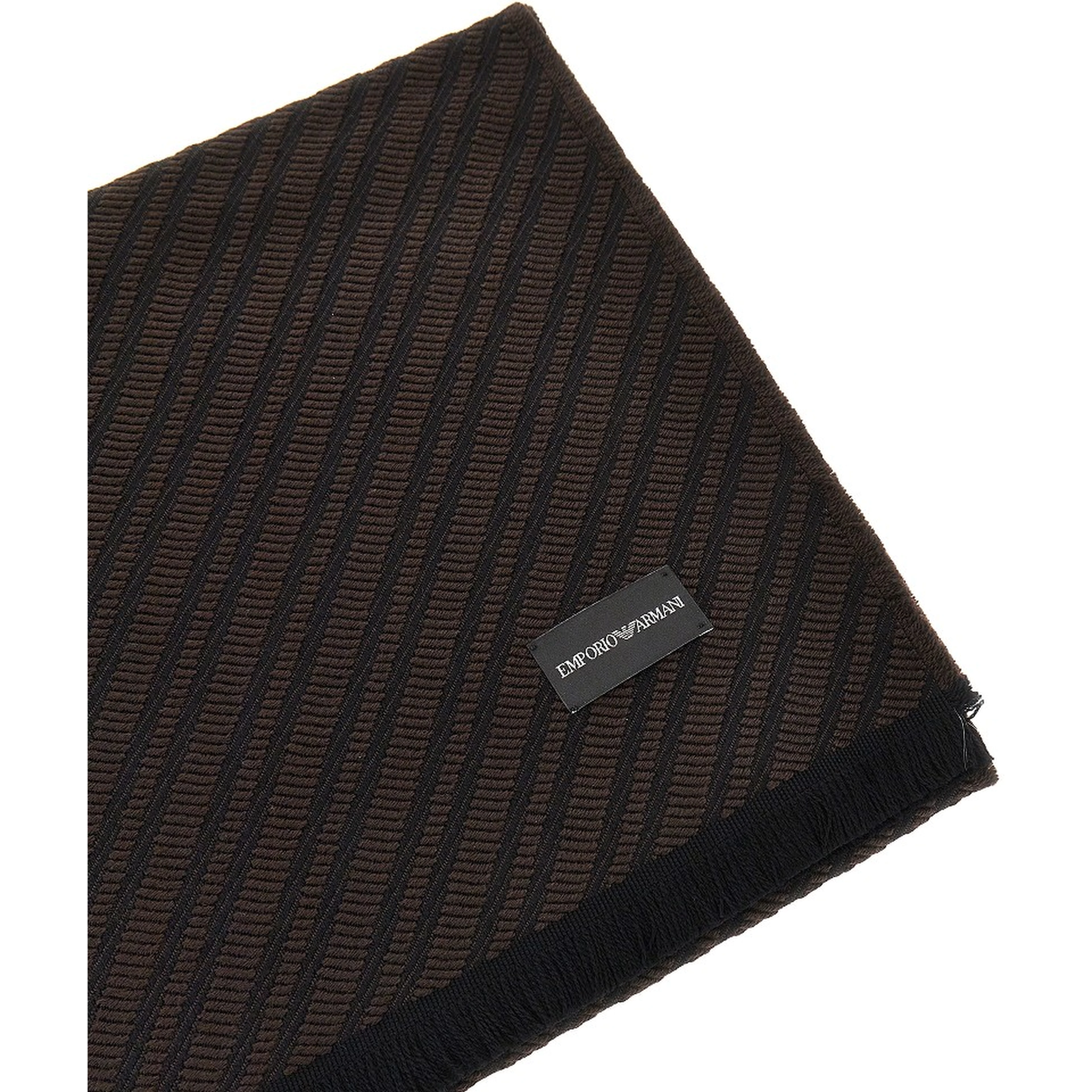 Jacquard viscose blend scarf