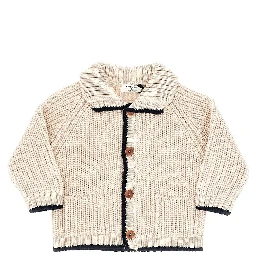 Wool-blend cardigan