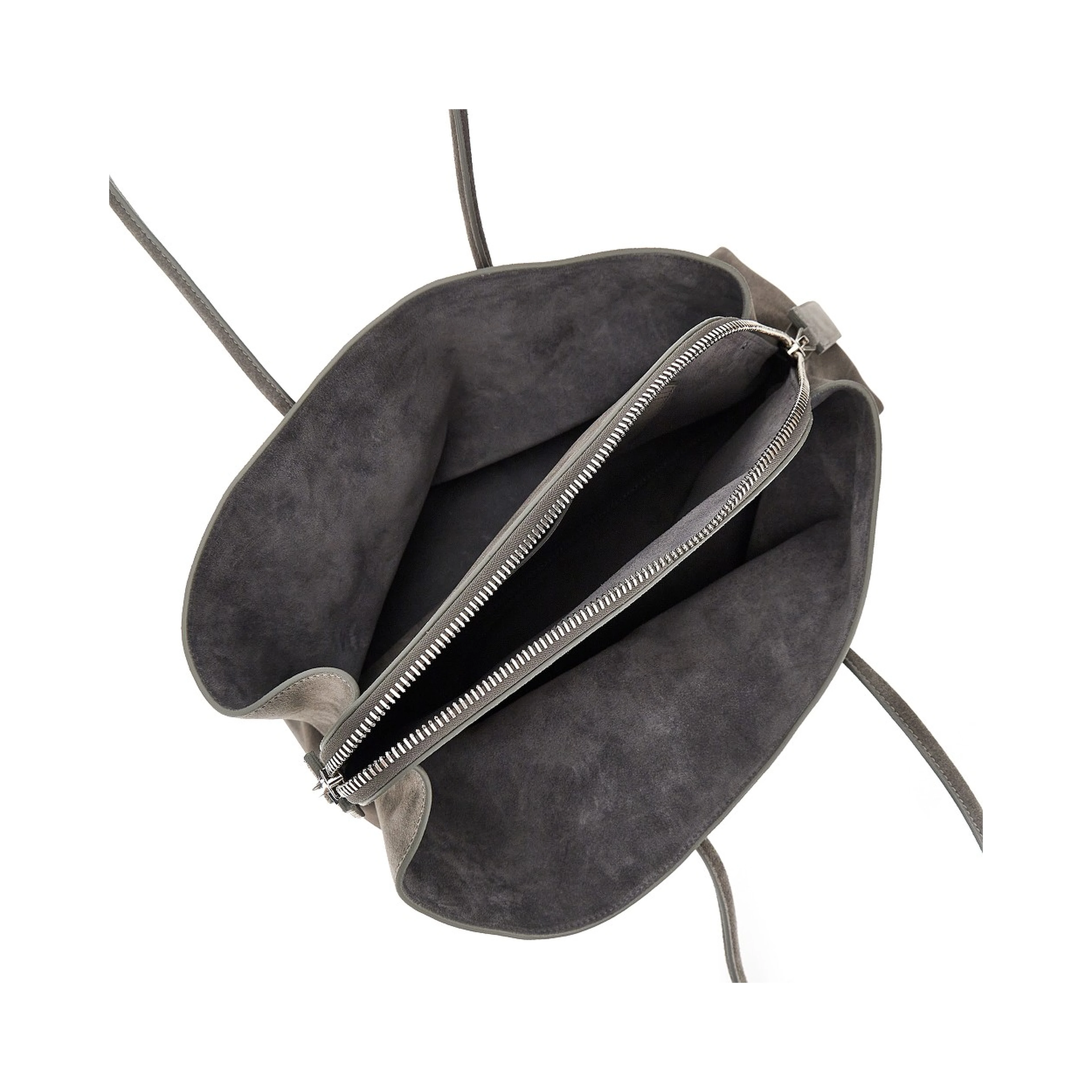 Suede leather medium 'La Passeggiata' bag
