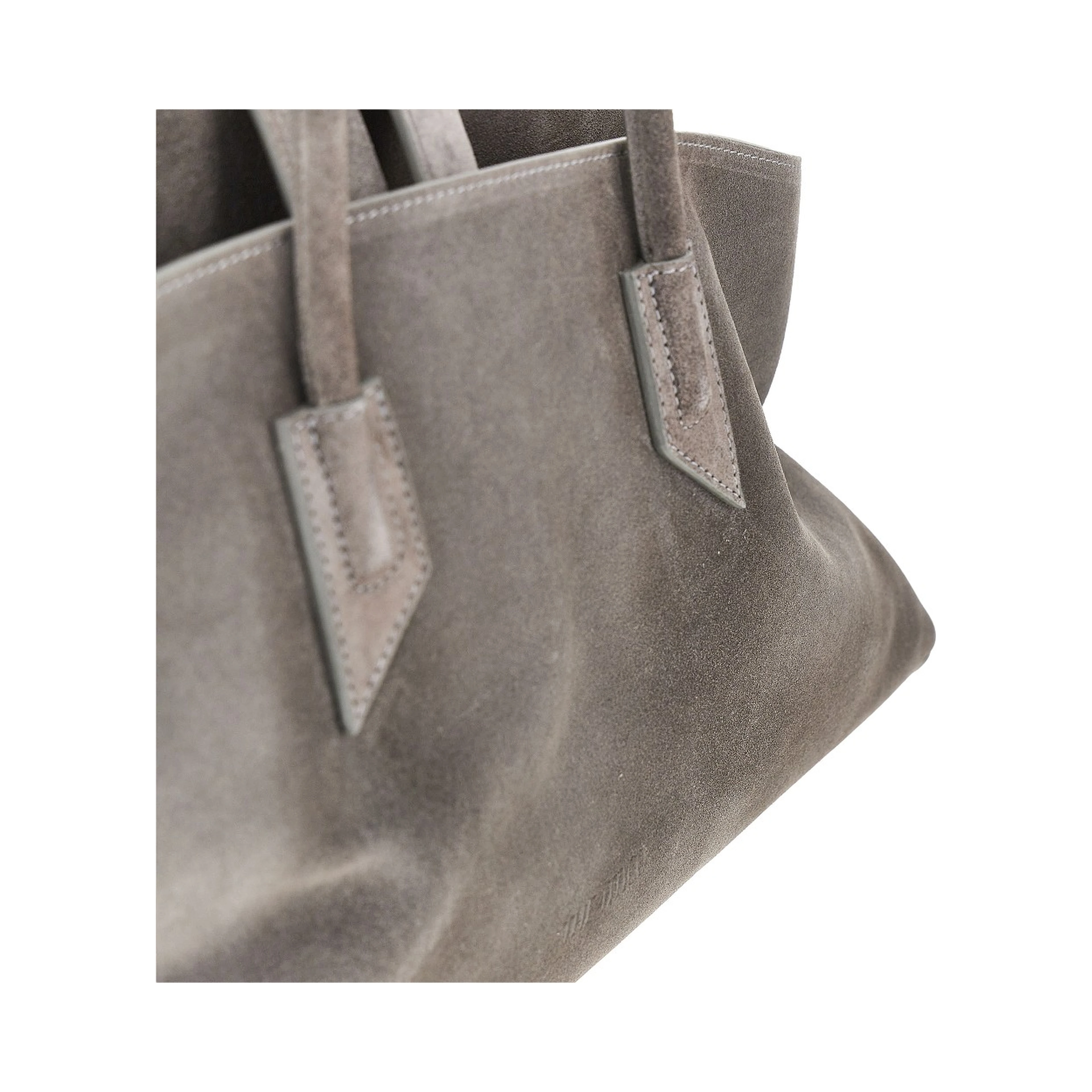 Suede leather medium 'La Passeggiata' bag