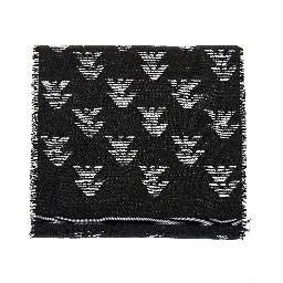 Knitted scarf with Eagle motif