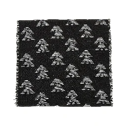 Knitted scarf with Eagle motif